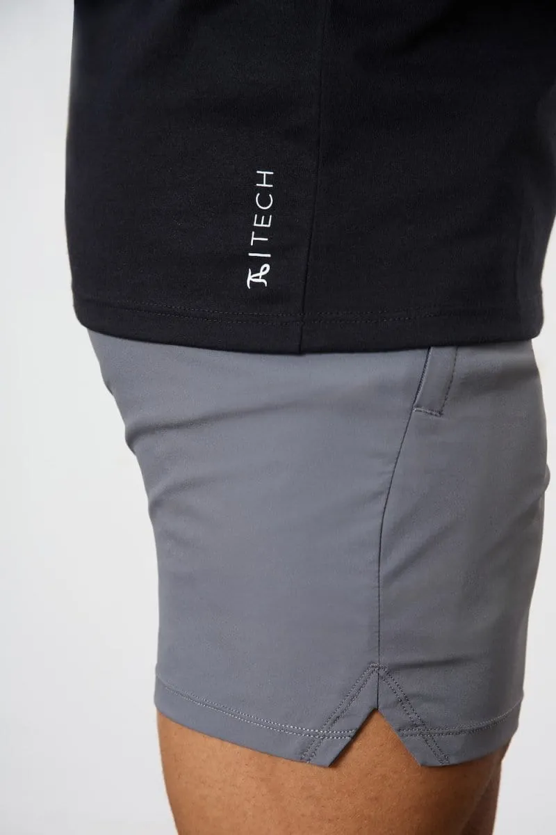 3 Pack Essential Training Tank Top in Black/ Khaki/ Charcoal