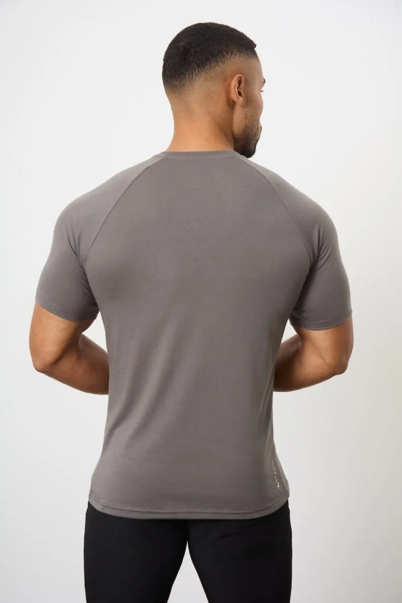 3 Pack Essential Training Top in Black/ Khaki/ Charcoal
