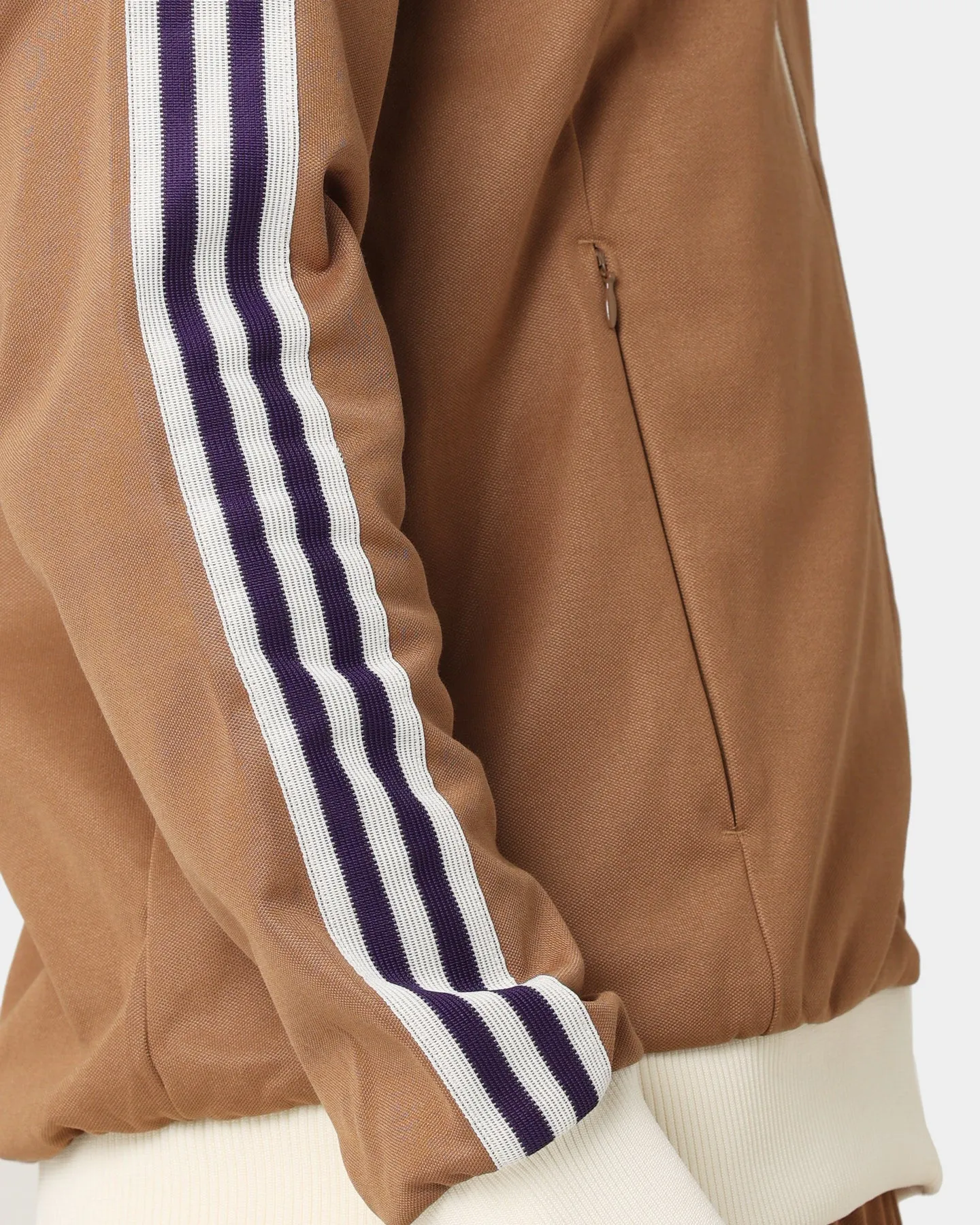Adidas Adicolor Poly TT Jacket Brown Desert