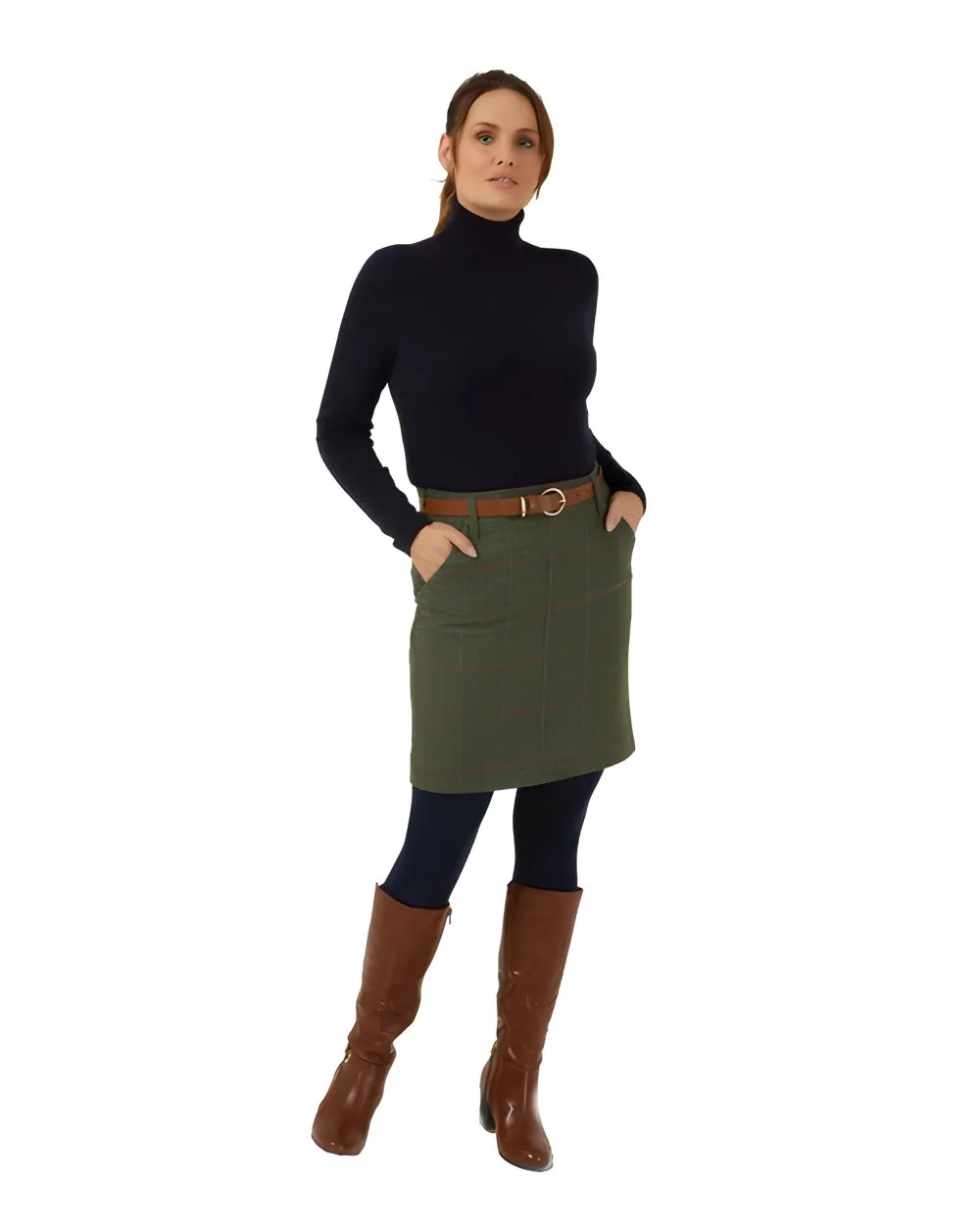 Alan Paine Combrook Tweed Skirt