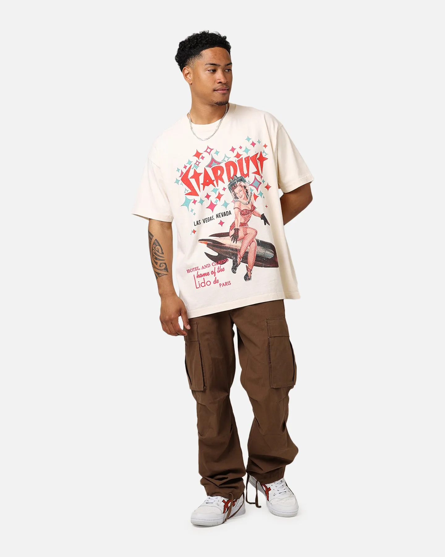 American Thrift Stardust Casino Vintage T-Shirt White