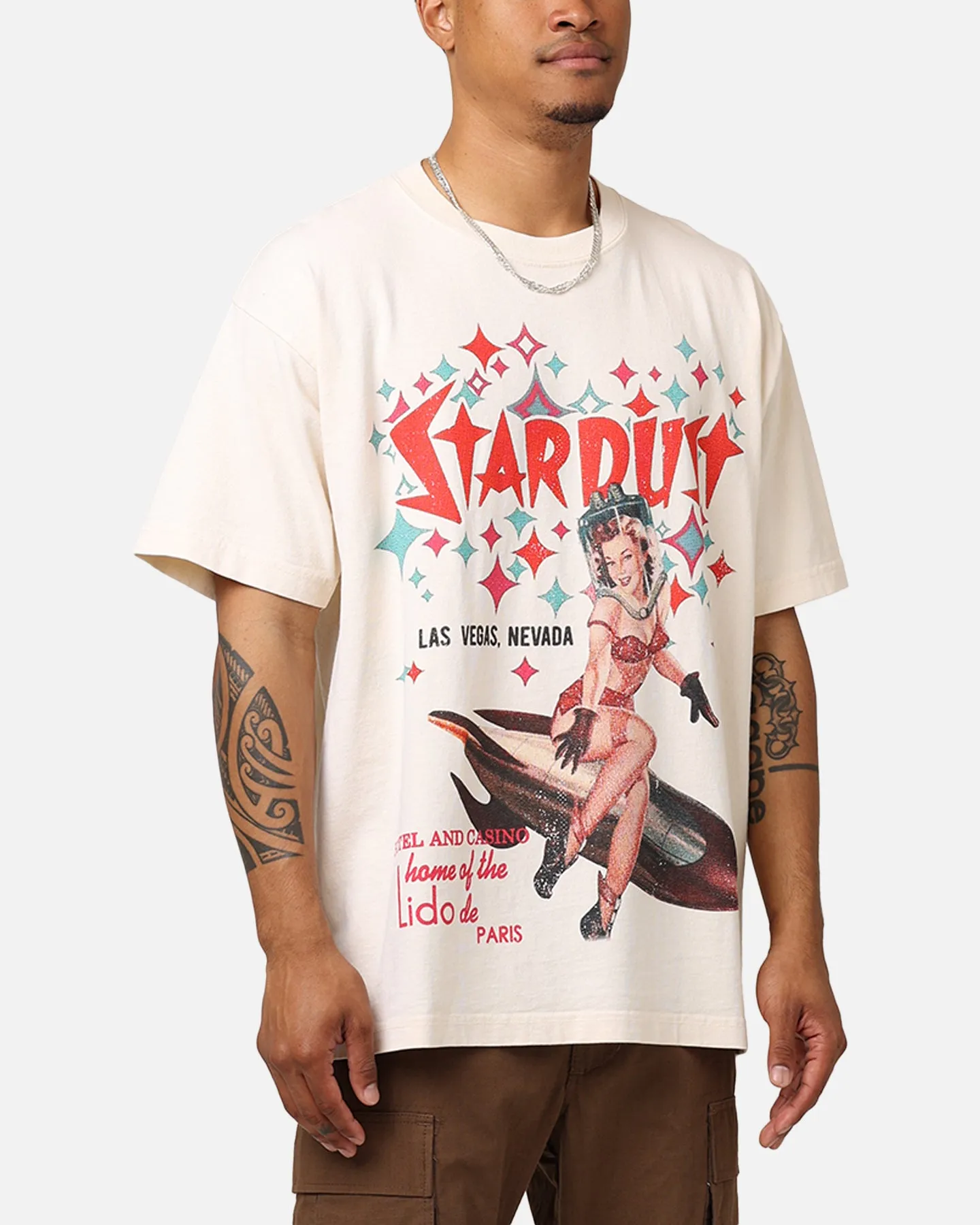 American Thrift Stardust Casino Vintage T-Shirt White