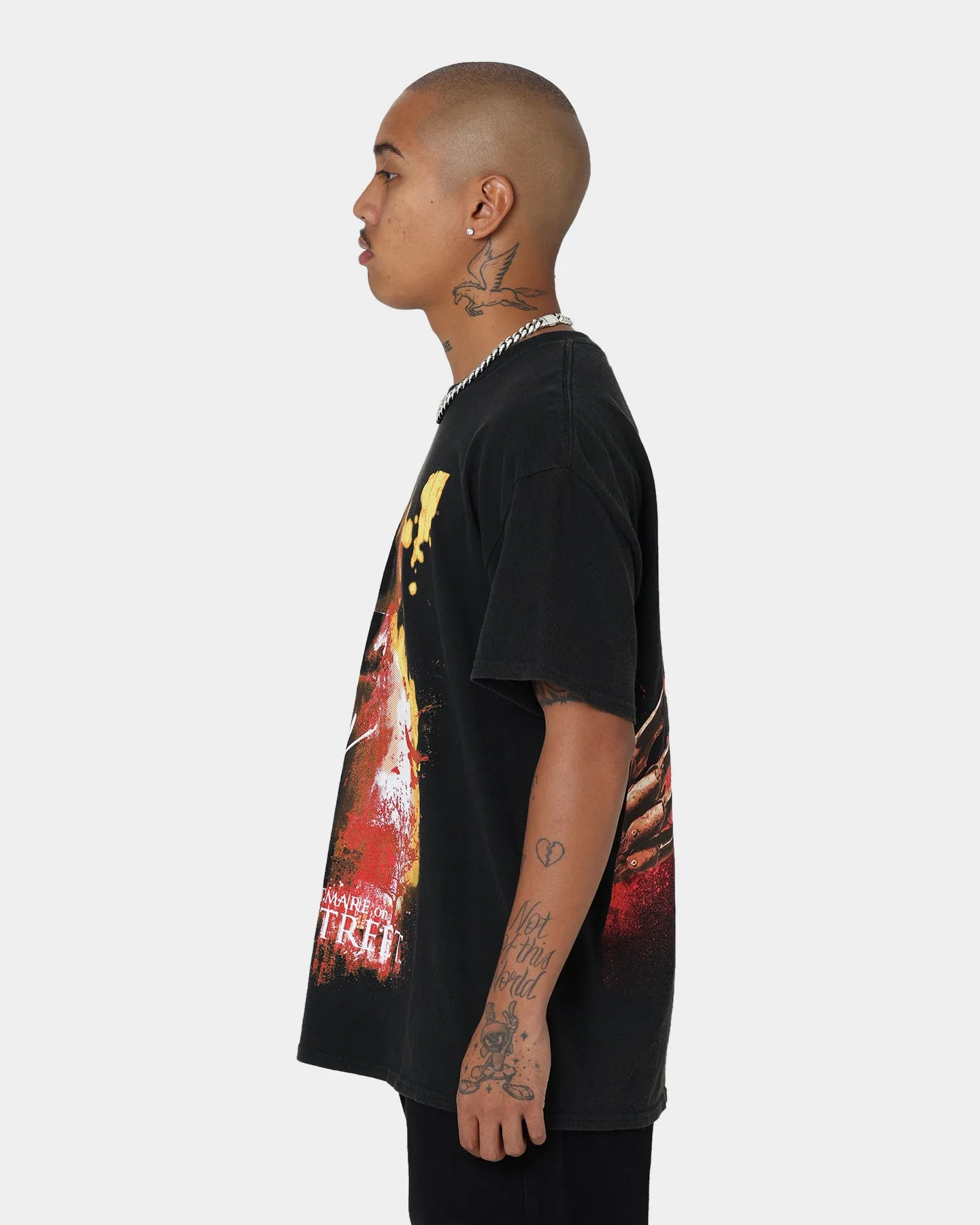 American Thrift X A Nightmare on Elm Street Never Sleep Vintage T-Shirt Vintage Black