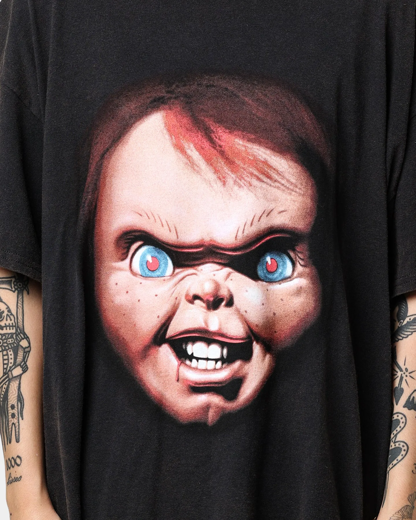 American Thrift X Child's Play 3 Child's Play 3 Vintage T-Shirt Black Wash