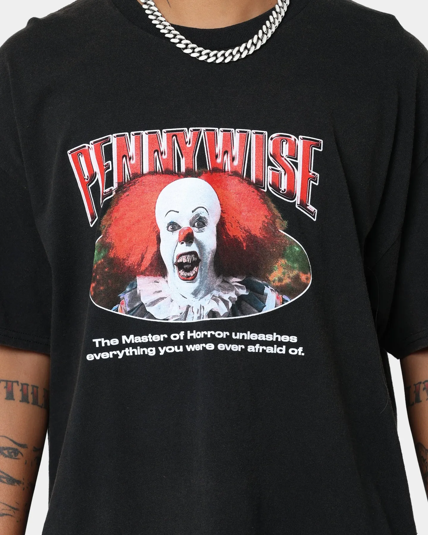 American Thrift X IT Pennywise Vintage T-Shirt Black Wash