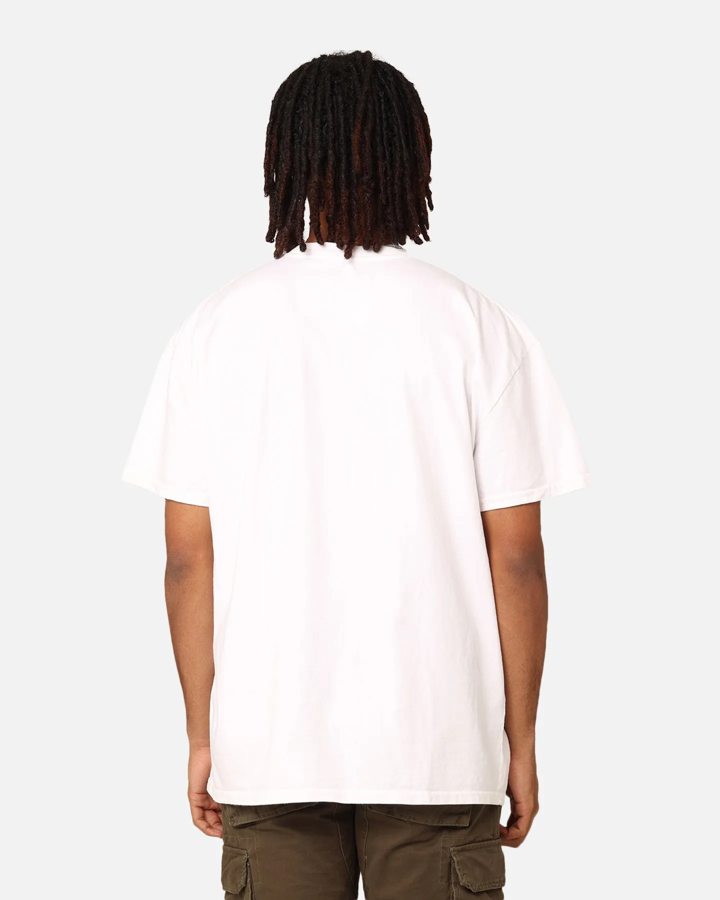 American Thrift X Power Rangers Pink Ranger Big Head Heavyweight T-Shirt White