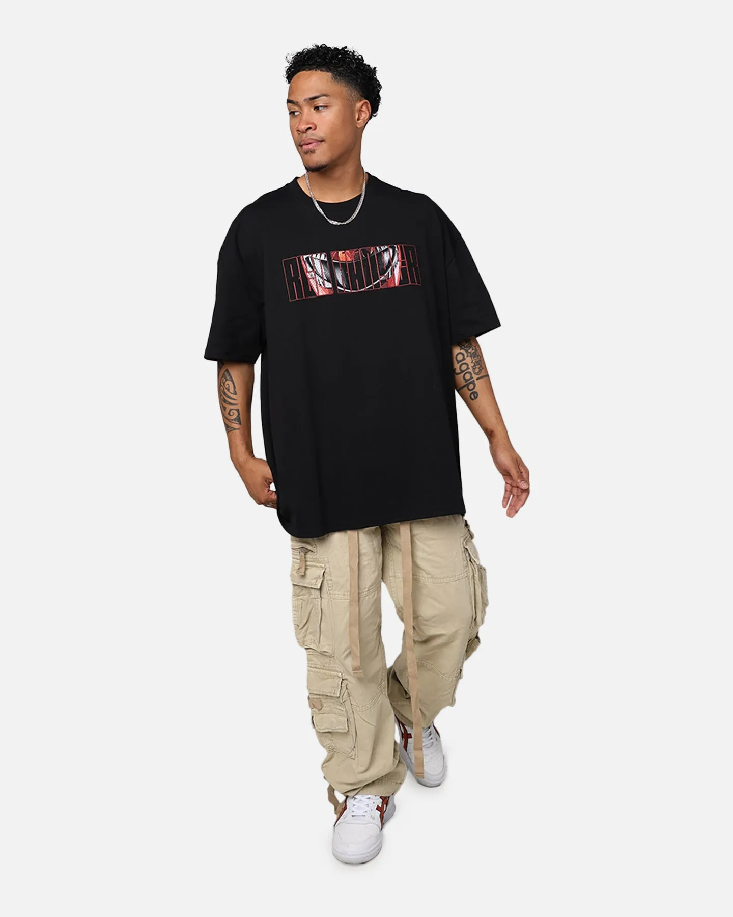American Thrift X Power Rangers Red Ranger Box T-Shirt Black