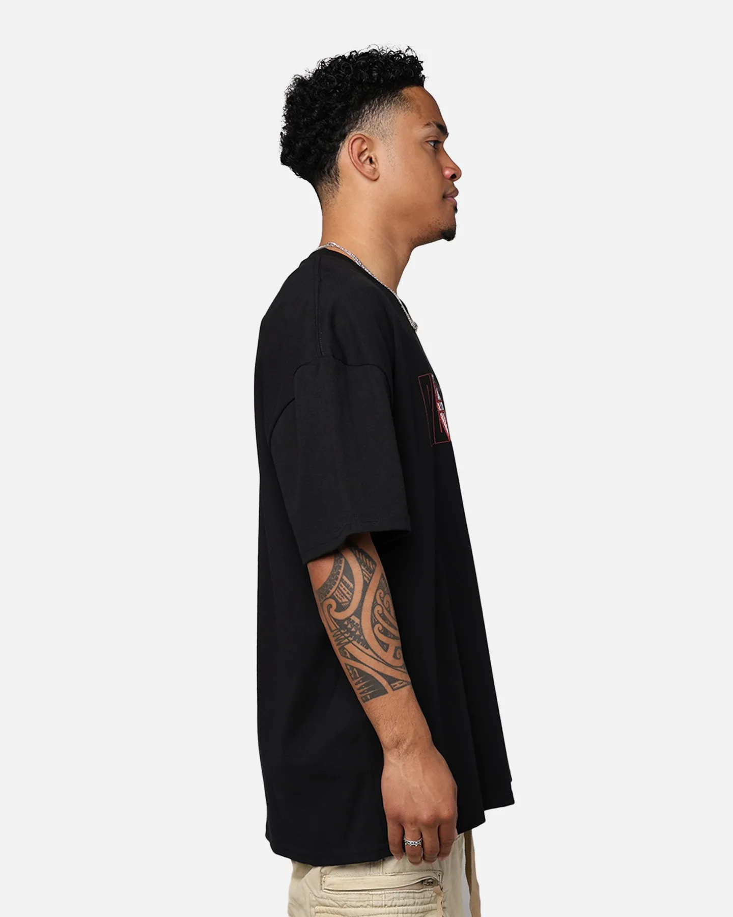 American Thrift X Power Rangers Red Ranger Box T-Shirt Black