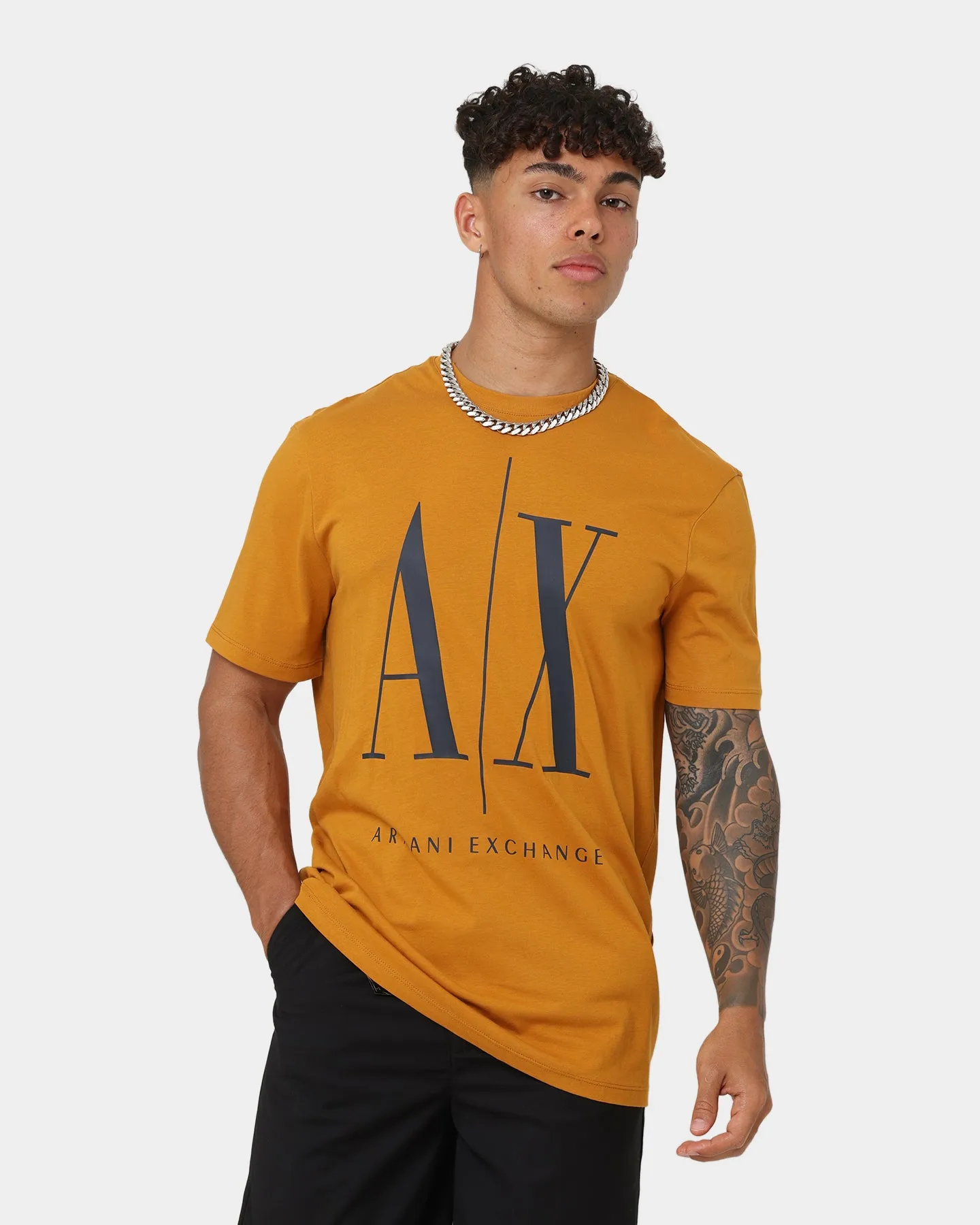Armani Exchange Armani Exchange T-Shirt Buckthorn Brown