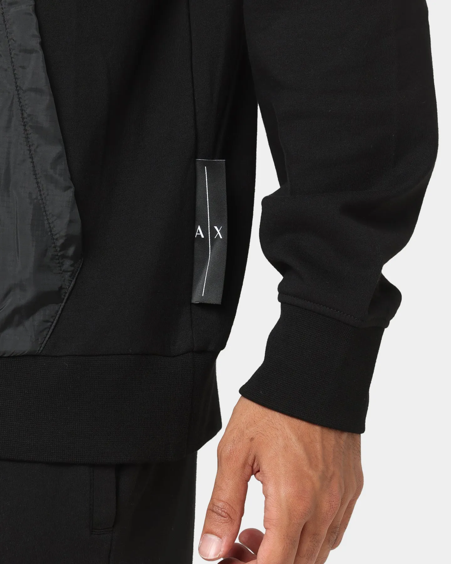 Armani Exchange Felpa Hoodie Black