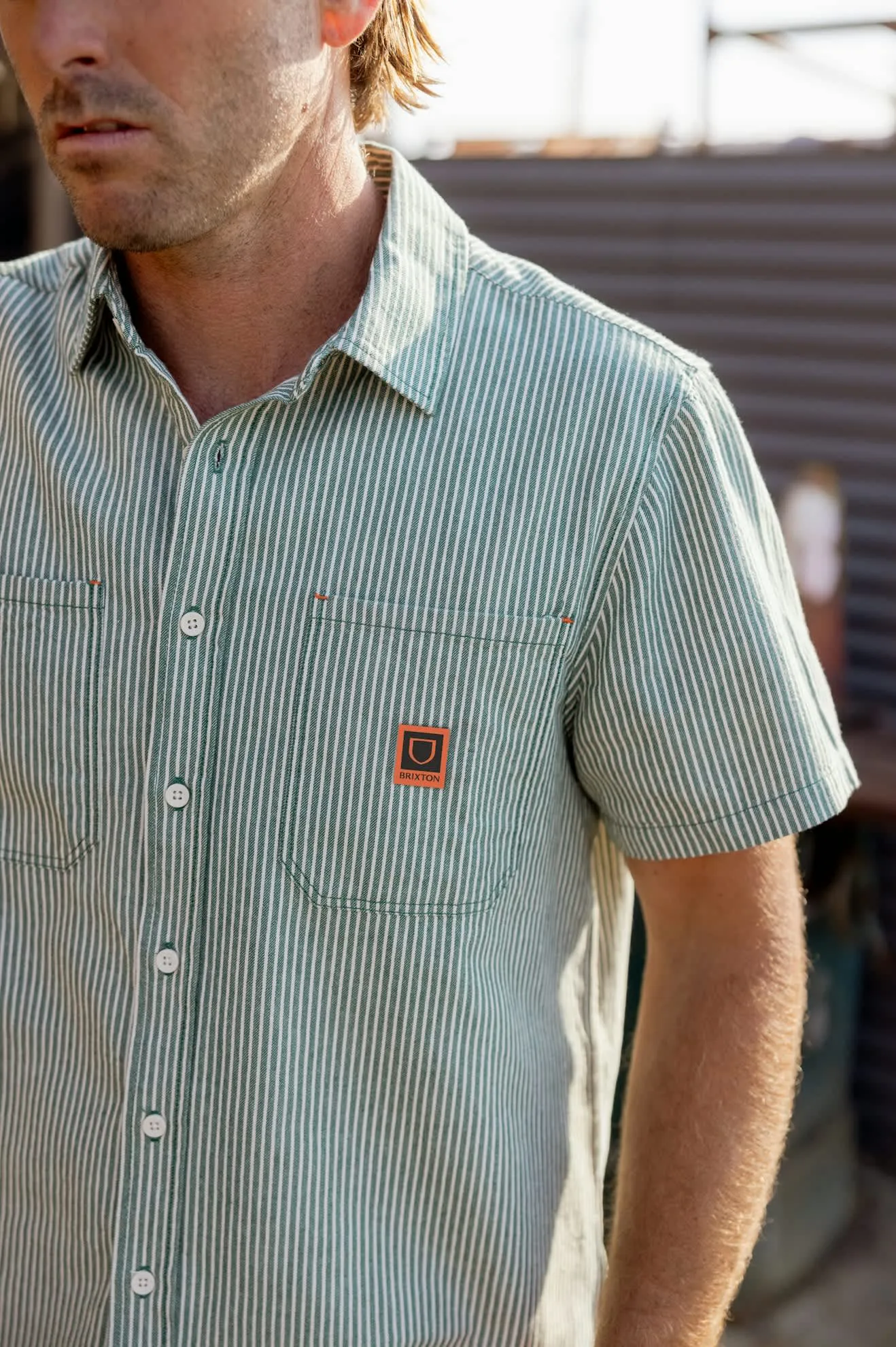 Assembly S/S Shirt - Pine Needle/Whitecap