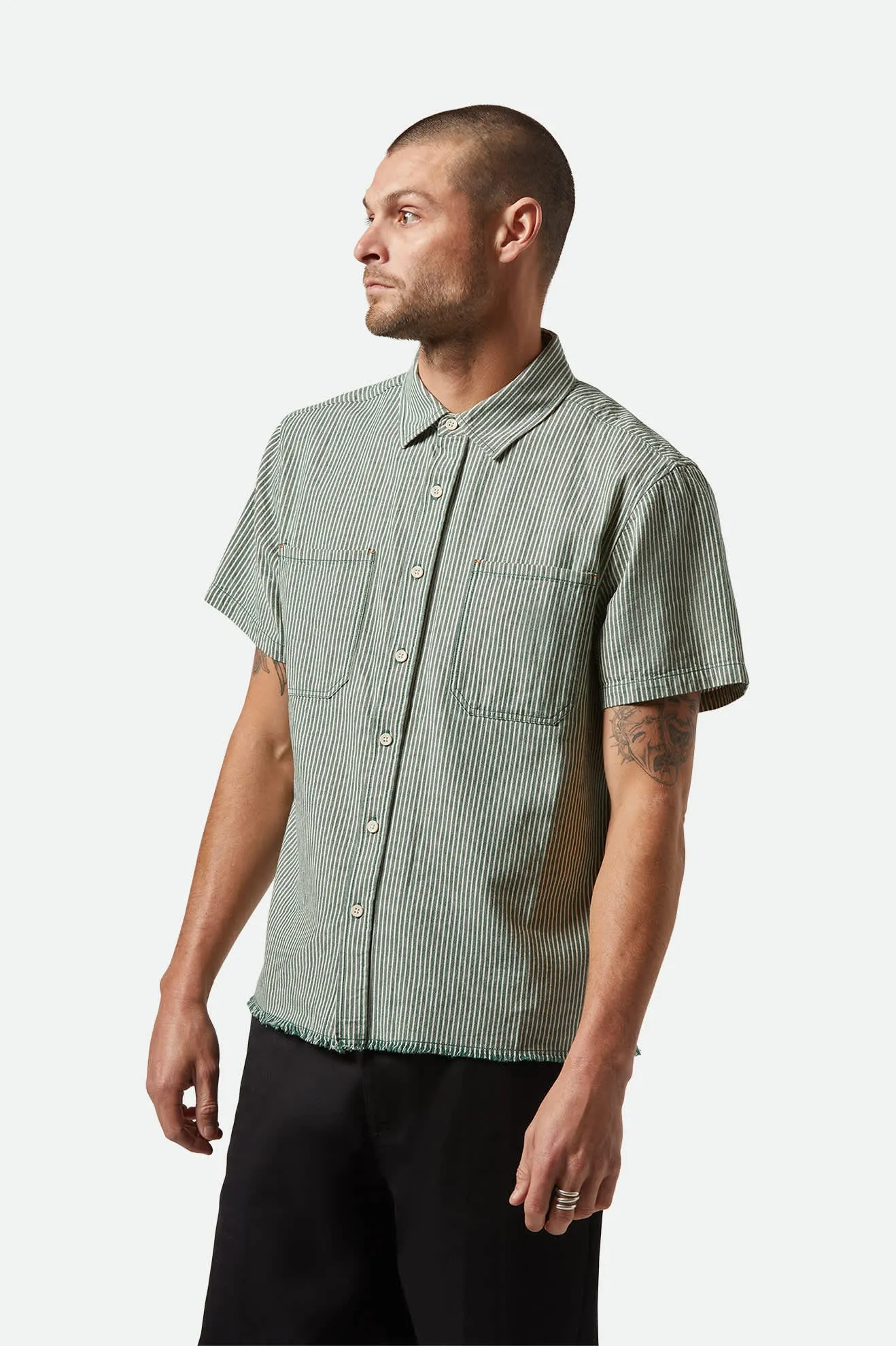 Assembly S/S Shirt - Pine Needle/Whitecap