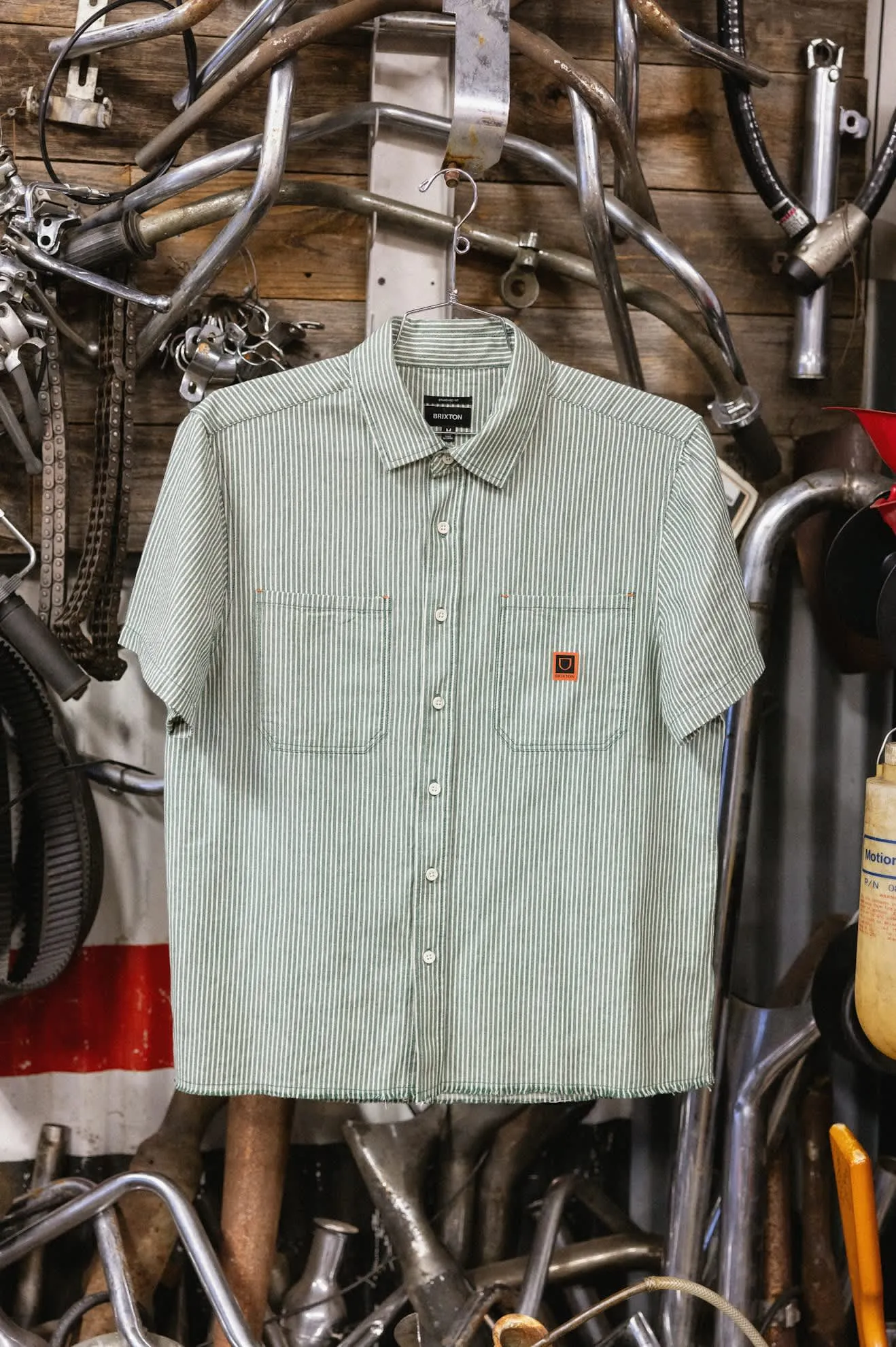Assembly S/S Shirt - Pine Needle/Whitecap