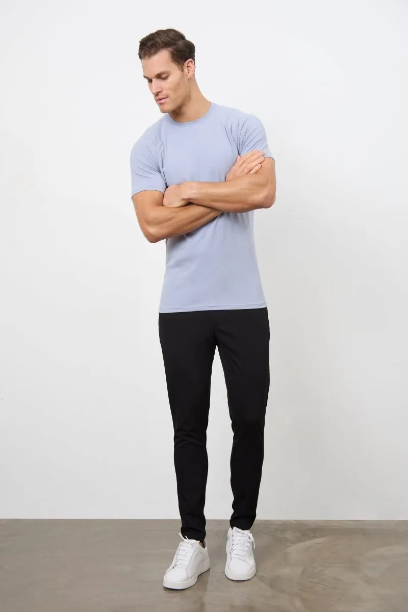 Athletic Fit Crew Neck T-Shirt in Lilac