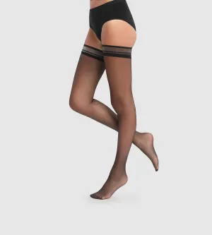 Black DIM Up Sexy Fascination 15 hold ups