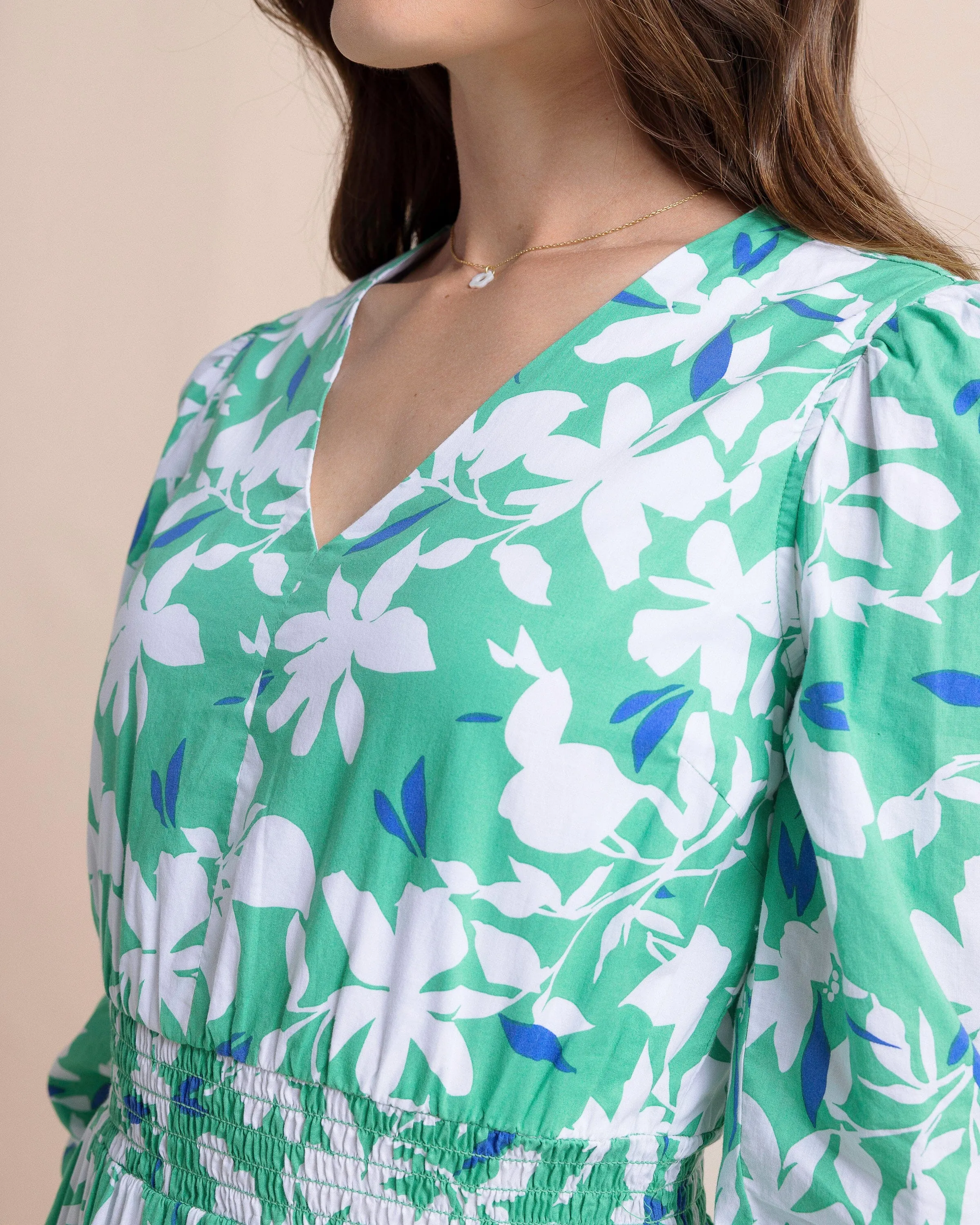 Blaire Blossom Bay Printed Maxi Dress