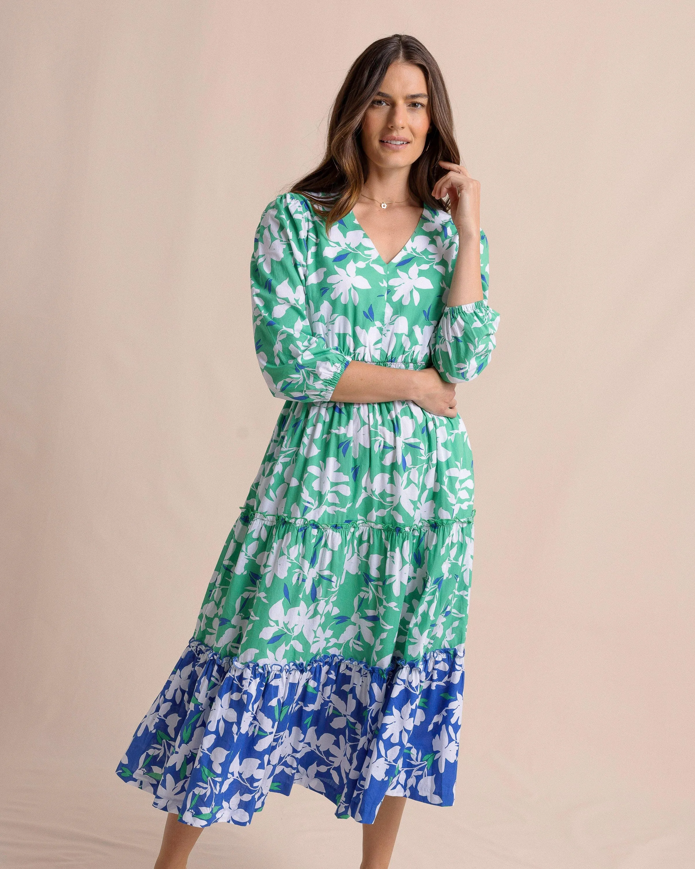 Blaire Blossom Bay Printed Maxi Dress