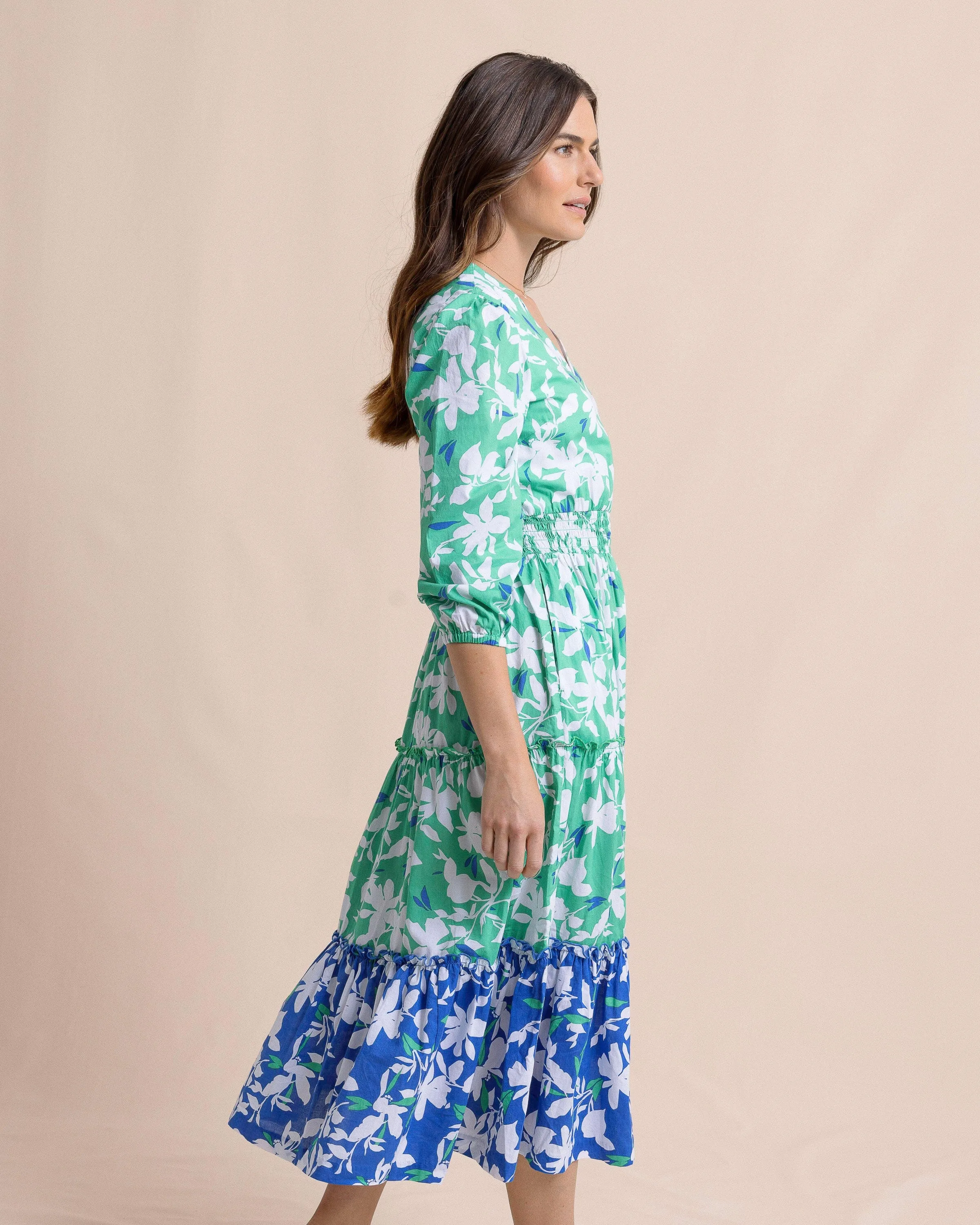 Blaire Blossom Bay Printed Maxi Dress