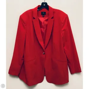 Blazer By Worthington In Red, Size: Xxl