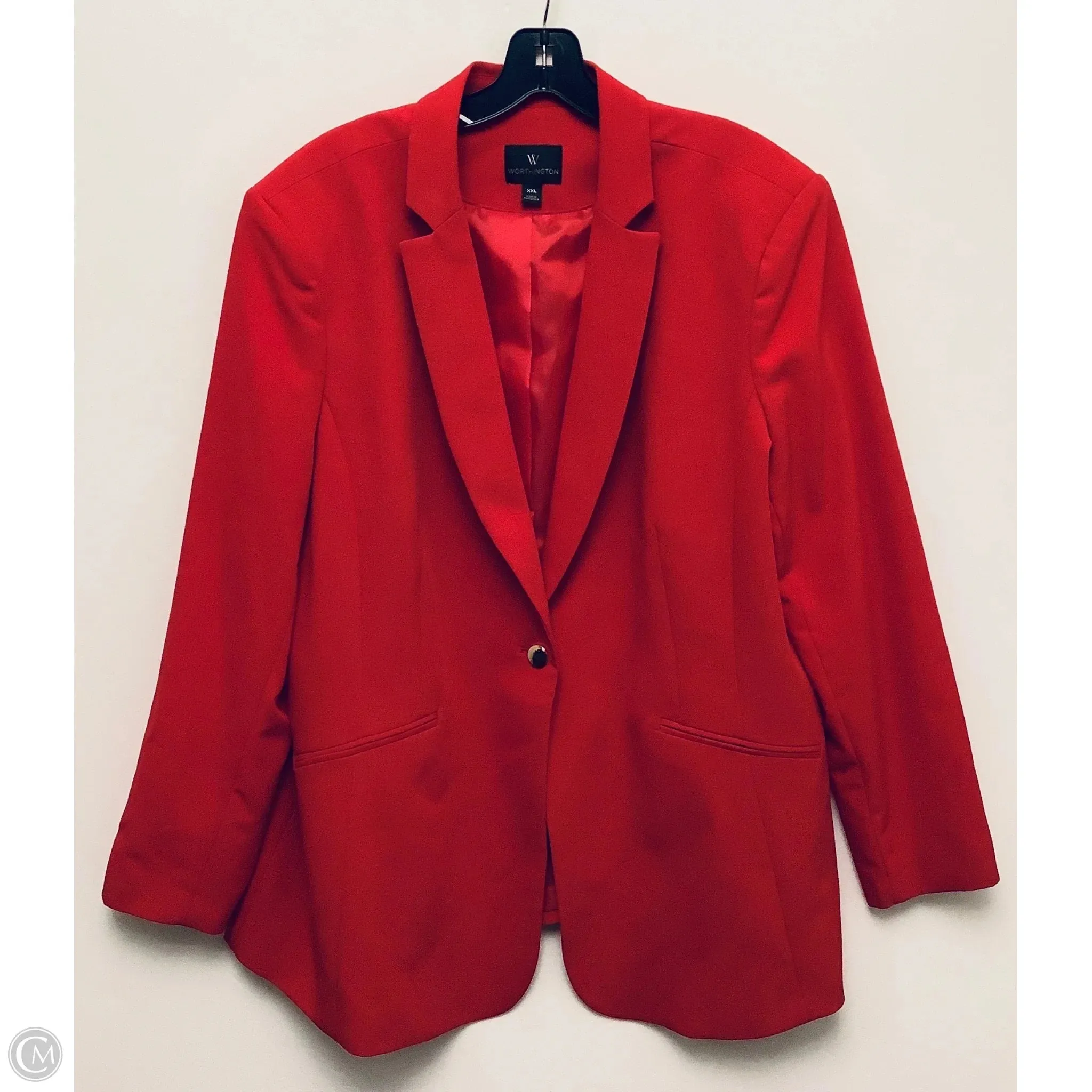 Blazer By Worthington In Red, Size: Xxl