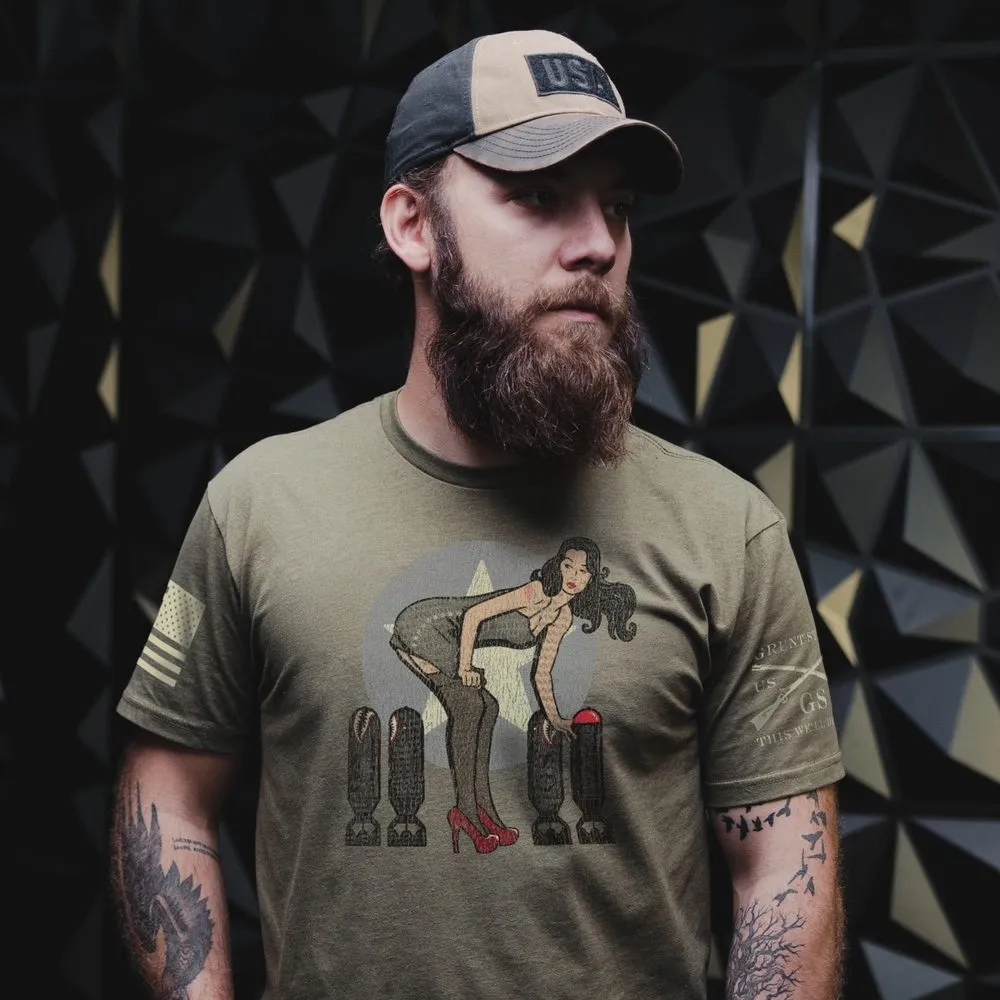 Bombs Away T-Shirt - Military Green