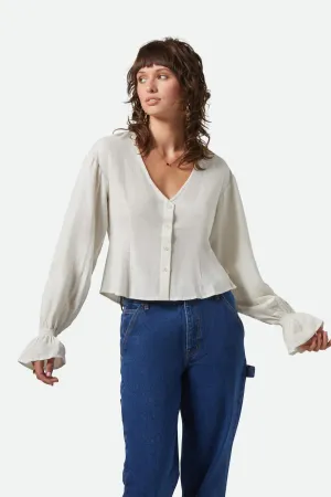 BRIXTON - BLOUSE MEADOW - BLANC CASSÉ - PÉ25