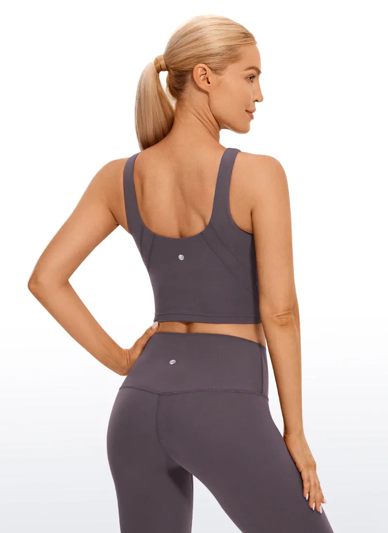Butterluxe High Neck Built in Bra Tanks U Back