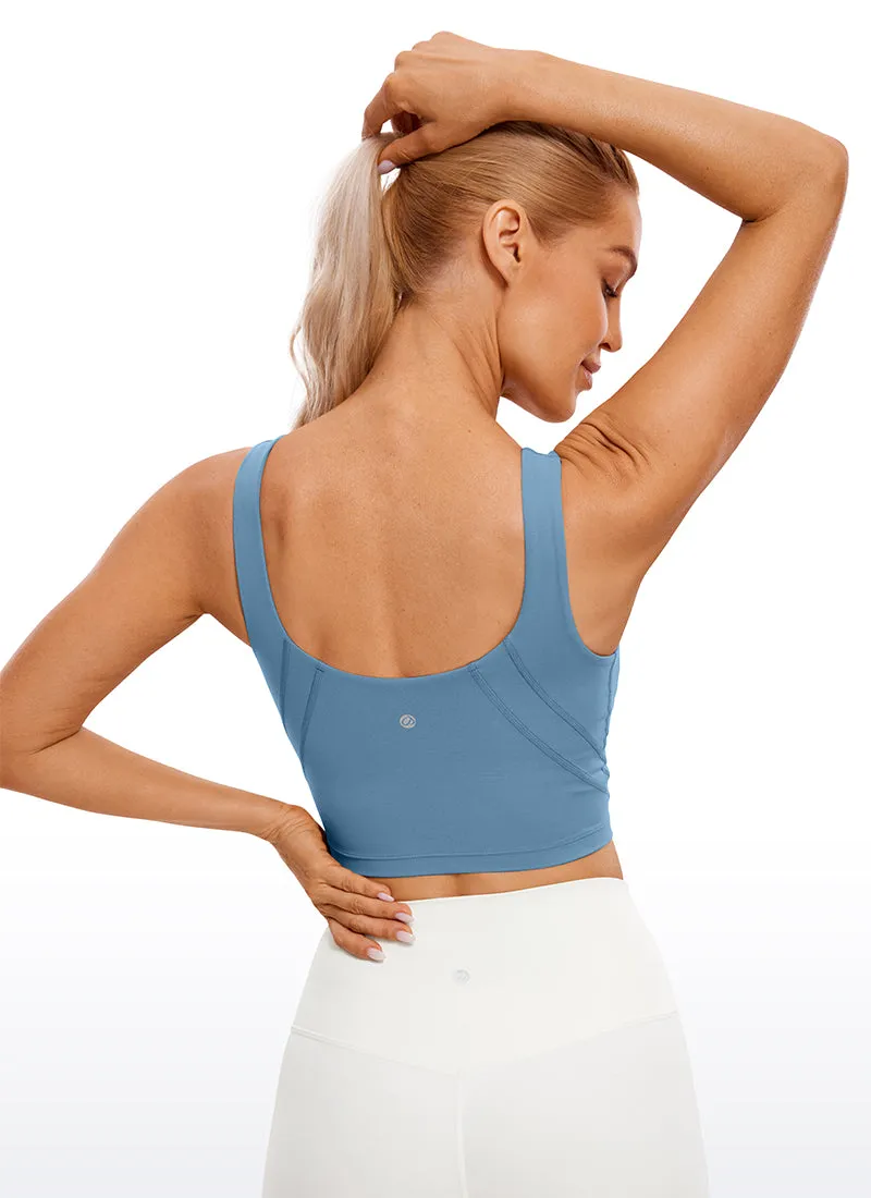 Butterluxe High Neck Built in Bra Tanks U Back