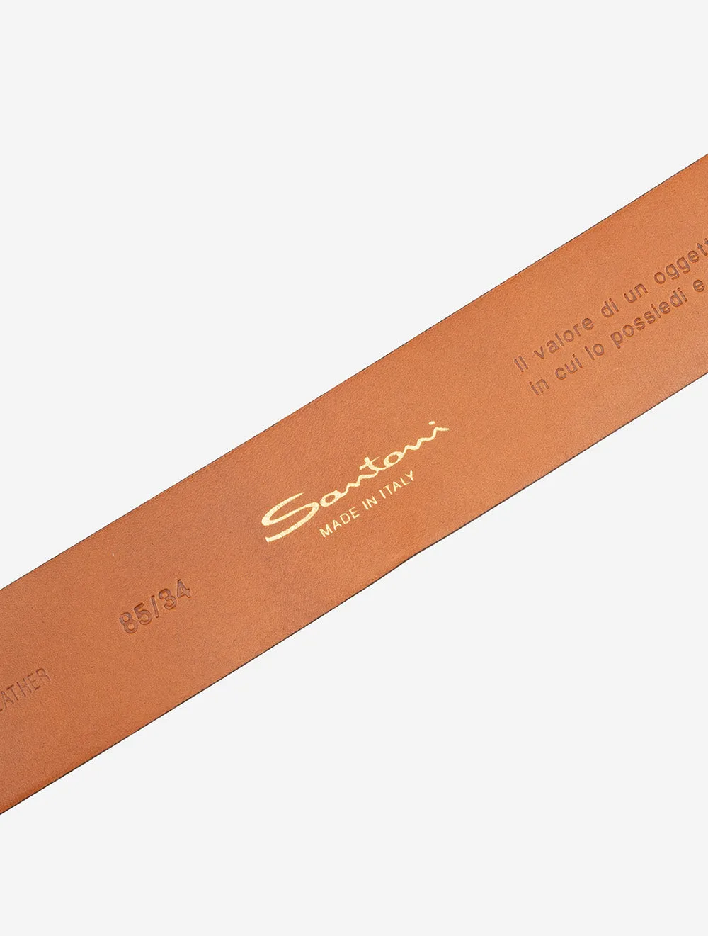 Calf Leather Belt Black