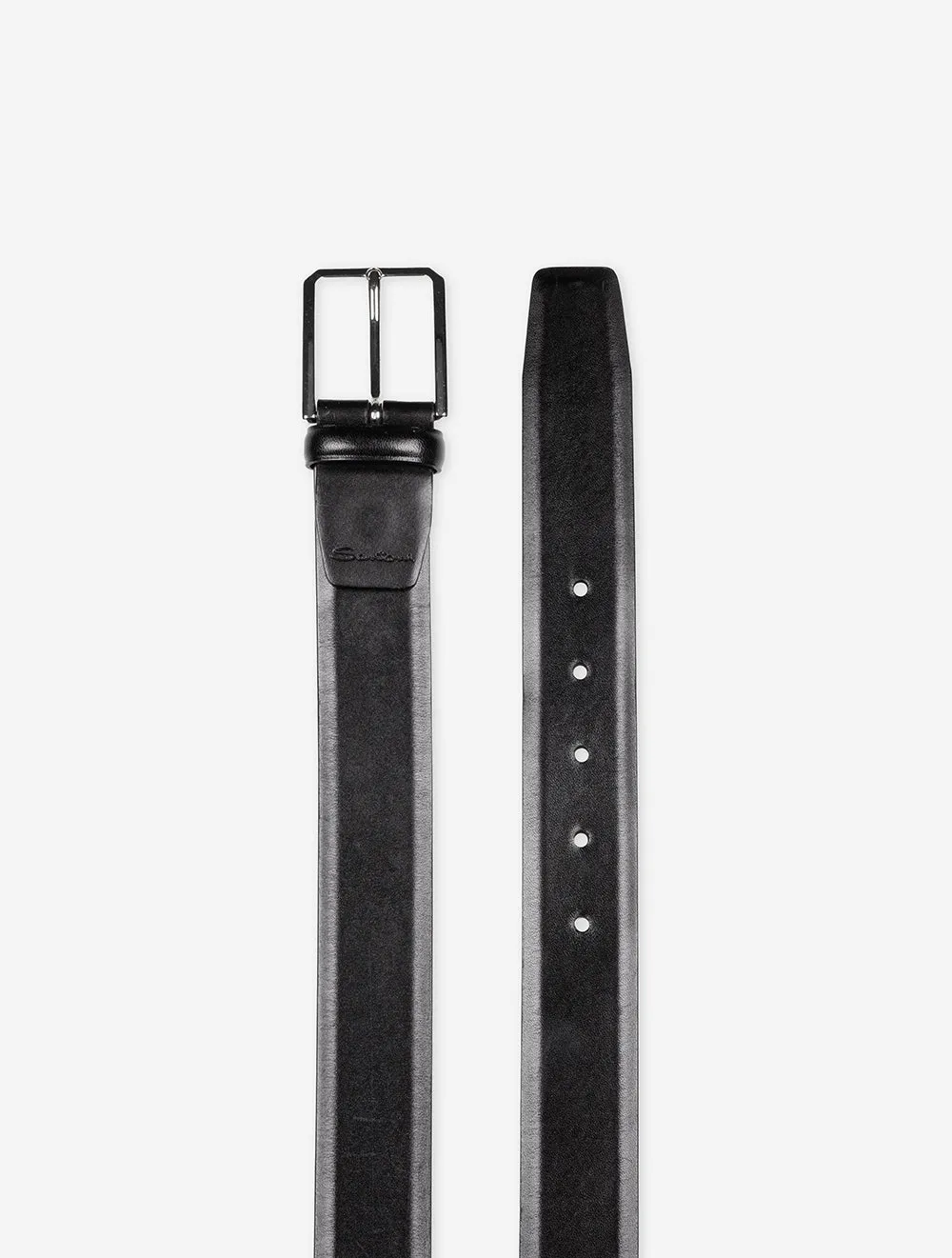 Calf Leather Belt Black