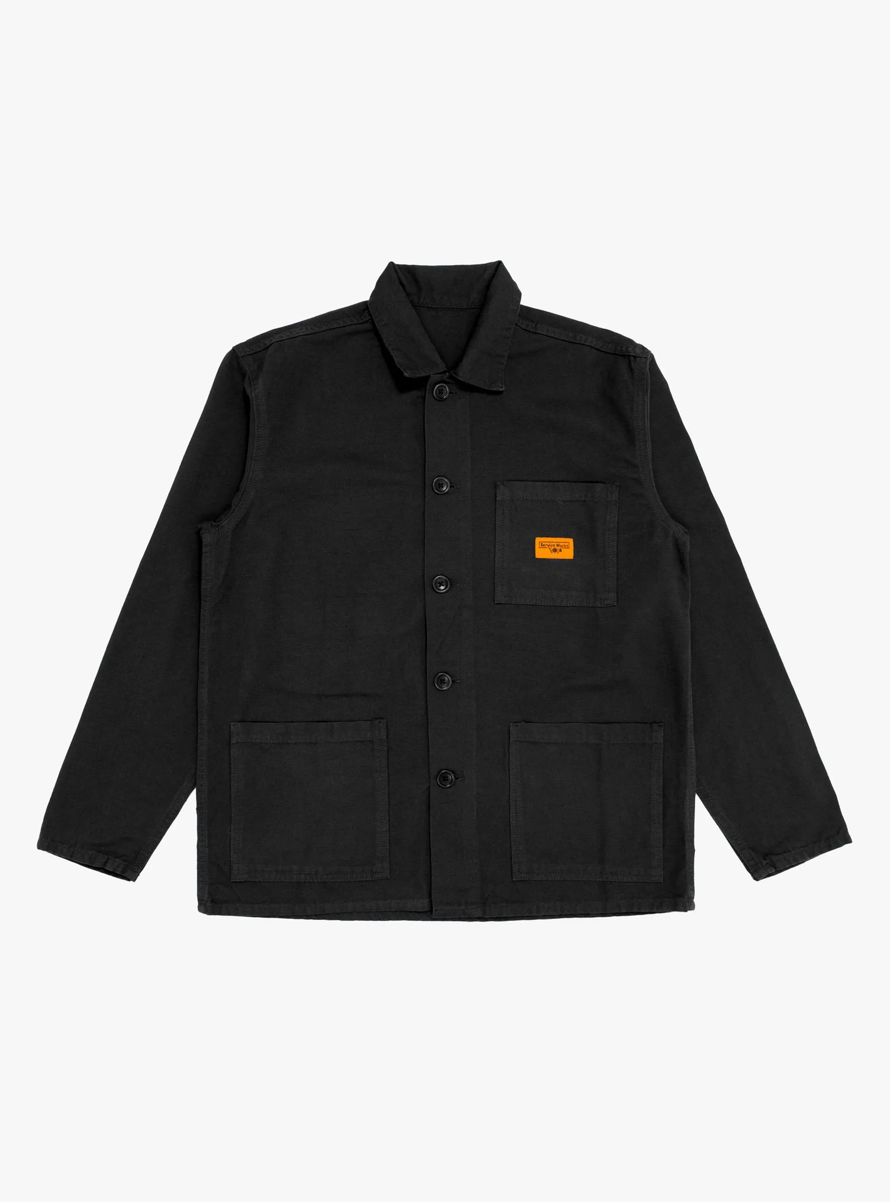 Canvas Chore Shirt Black