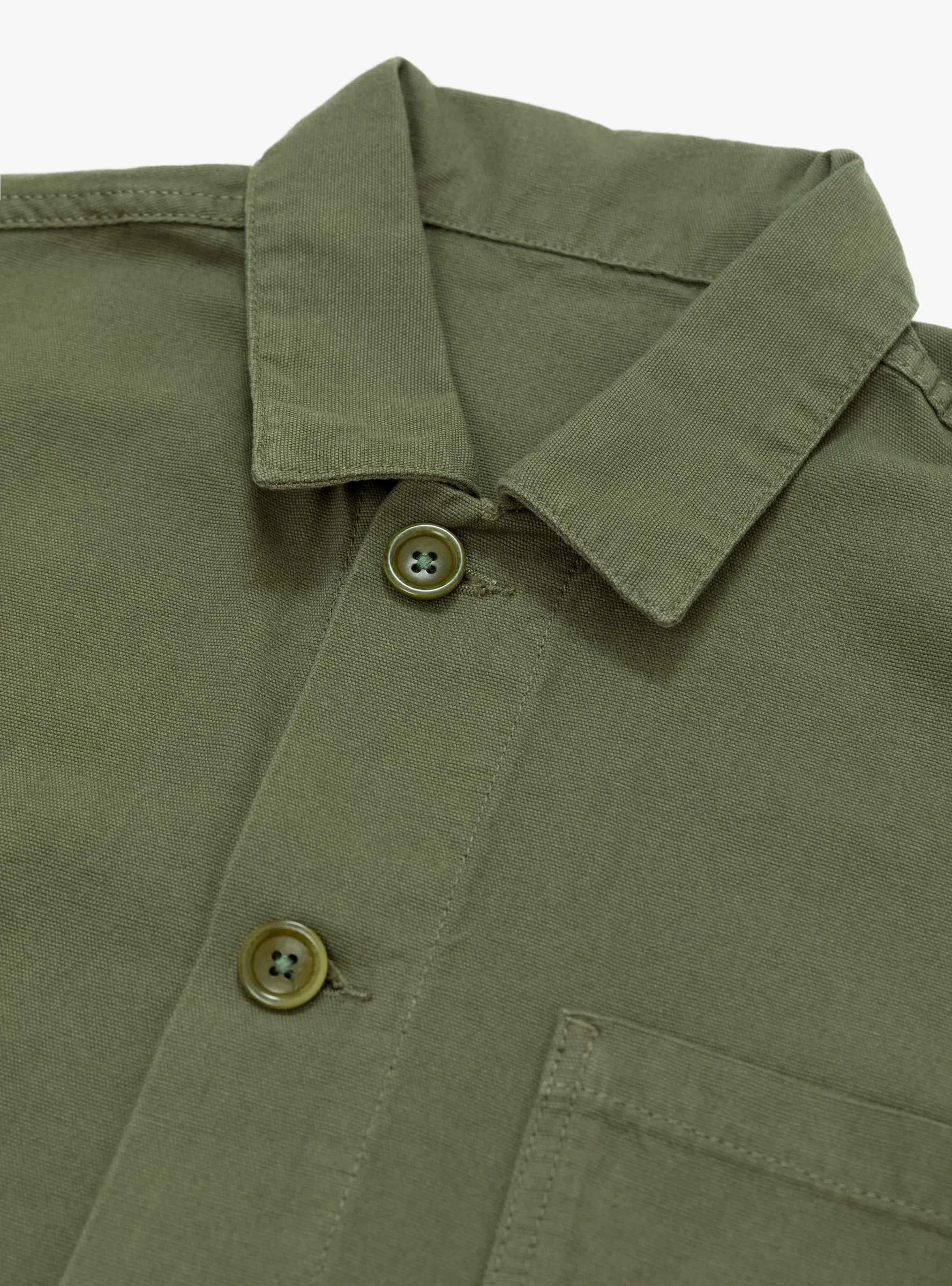 Canvas Chore Shirt Olive