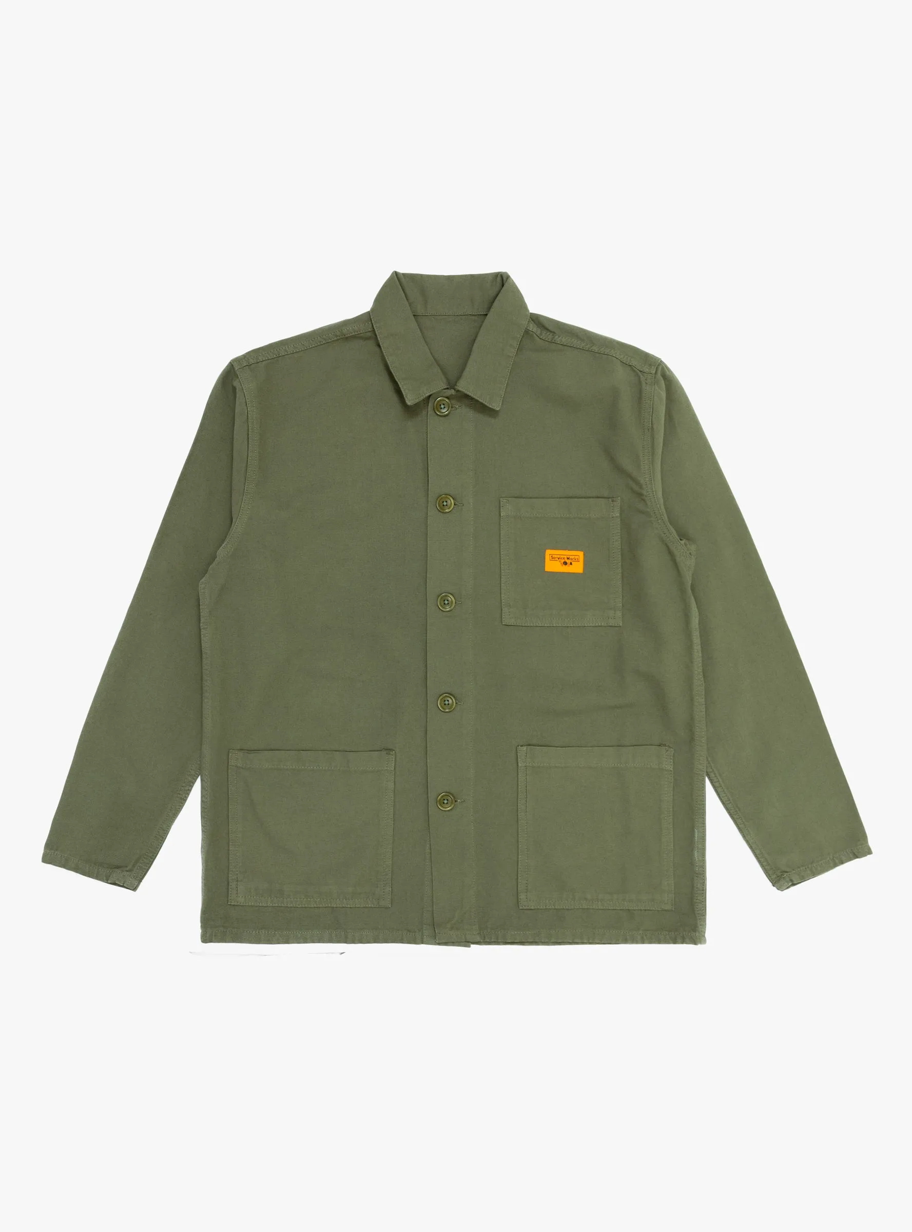 Canvas Chore Shirt Olive