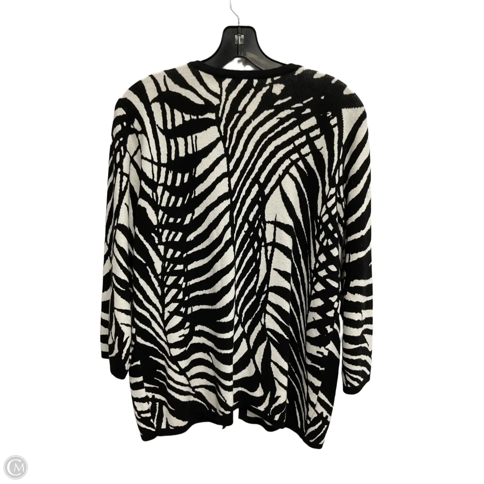 Cardigan By Chicos In Animal Print, Size: M