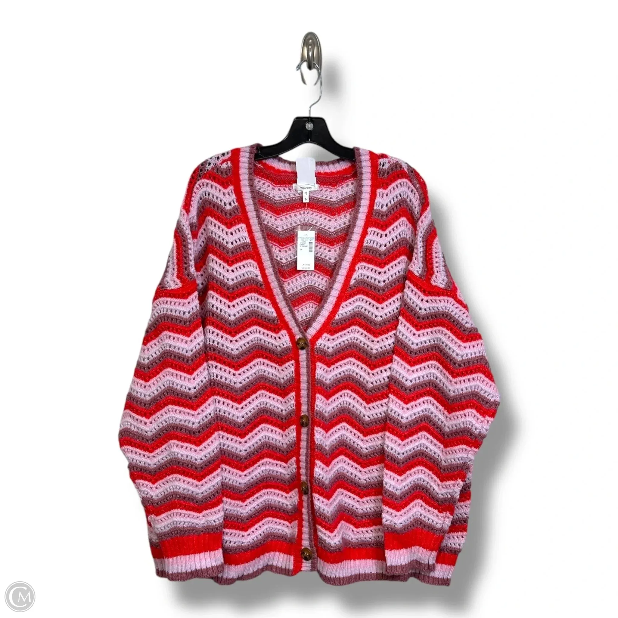 Cardigan By Maurices In Multi-colored, Size: 3x