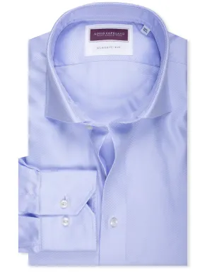 Classic Fit Single Cuff Twill Shirt Blue