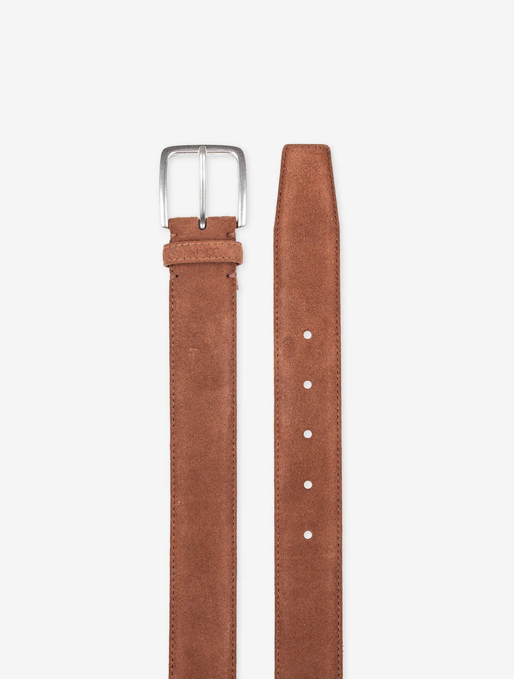 Classic Suede Belt Weathered Brown