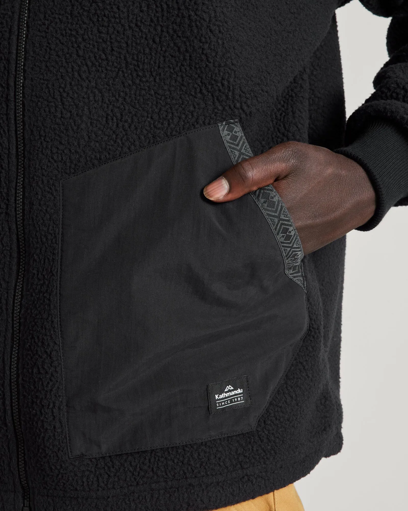 Co-Z High Pile Men's Jacket - Black