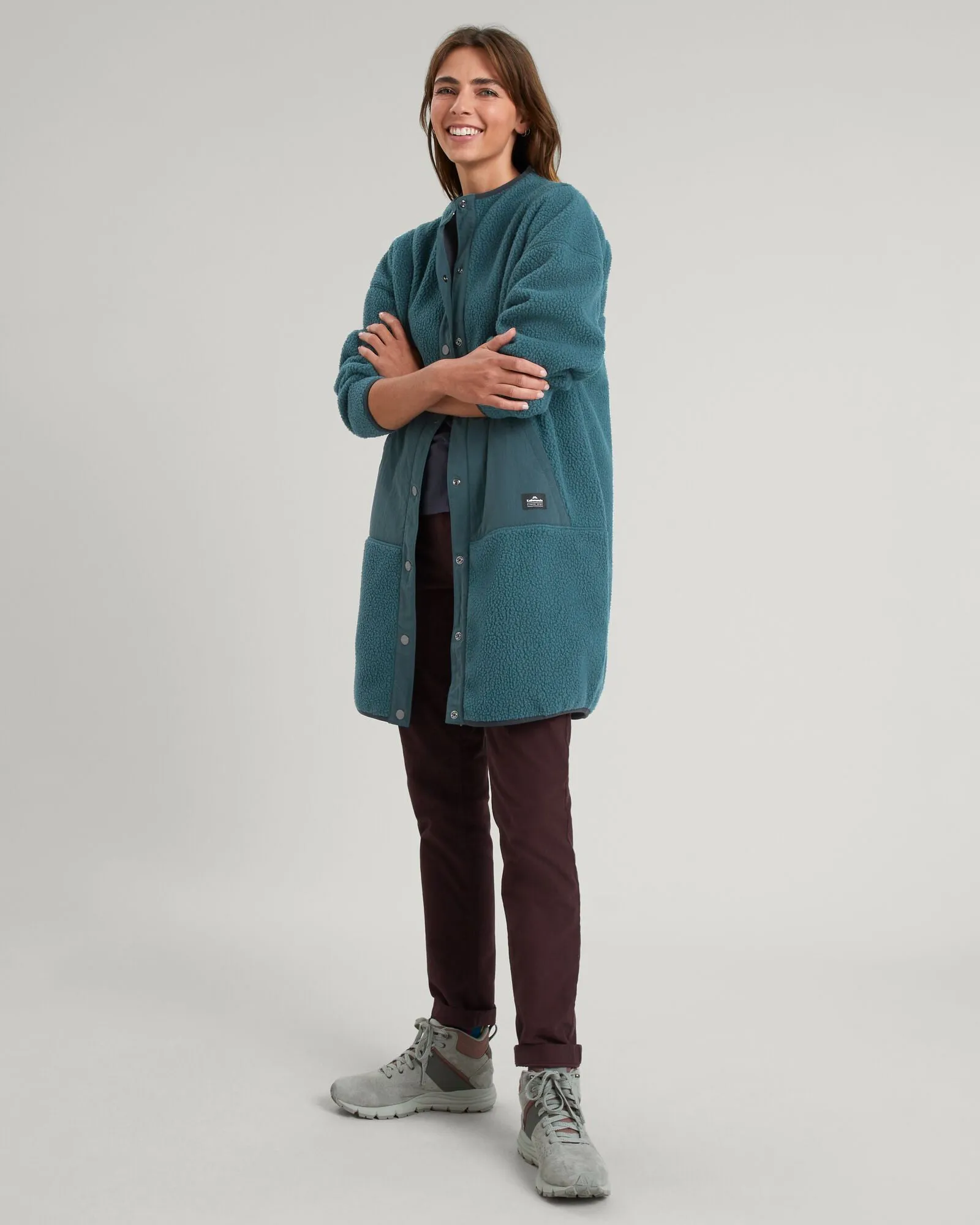 Co-Z High Pile Wmns Longline - Deep Lagoon