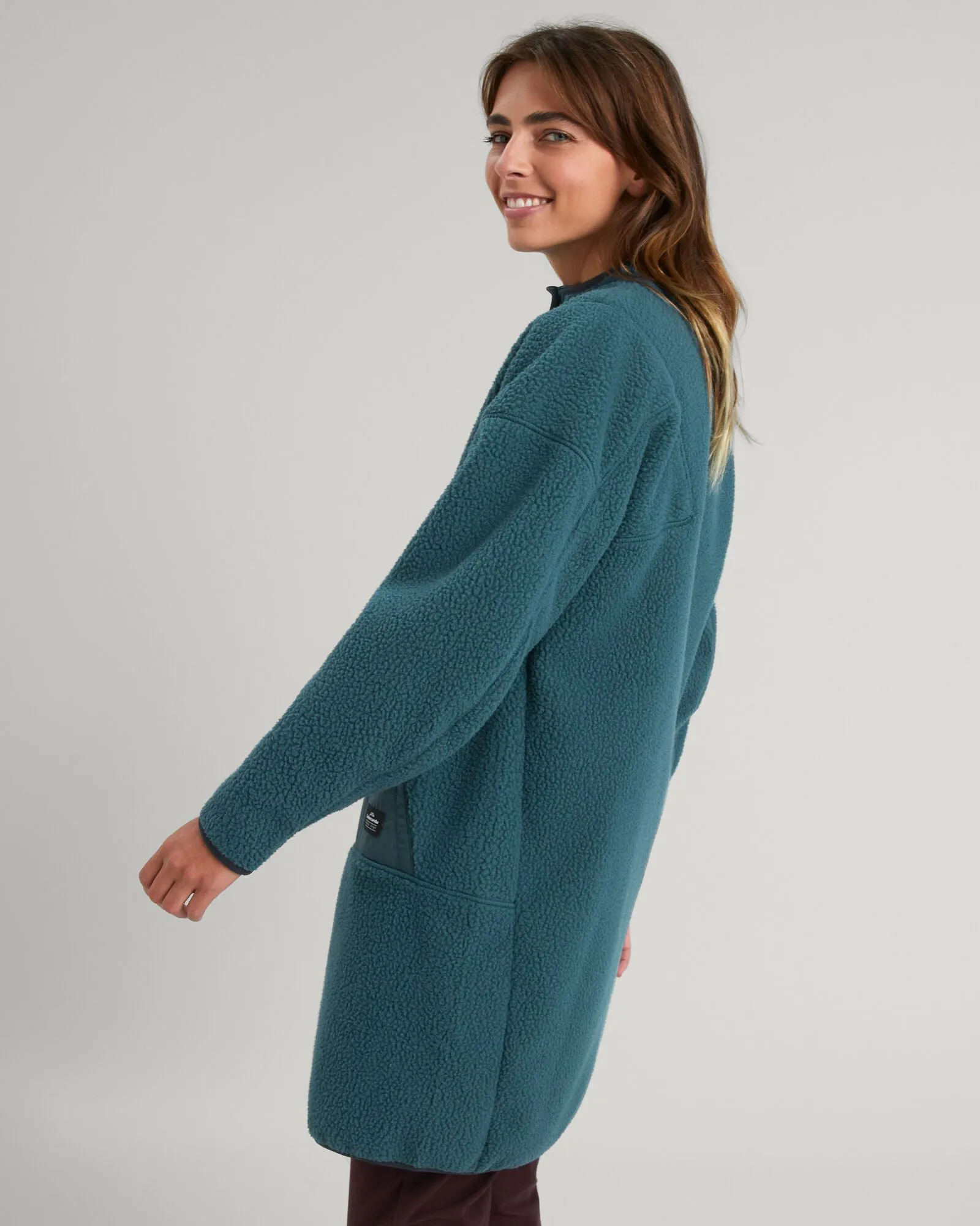 Co-Z High Pile Wmns Longline - Deep Lagoon