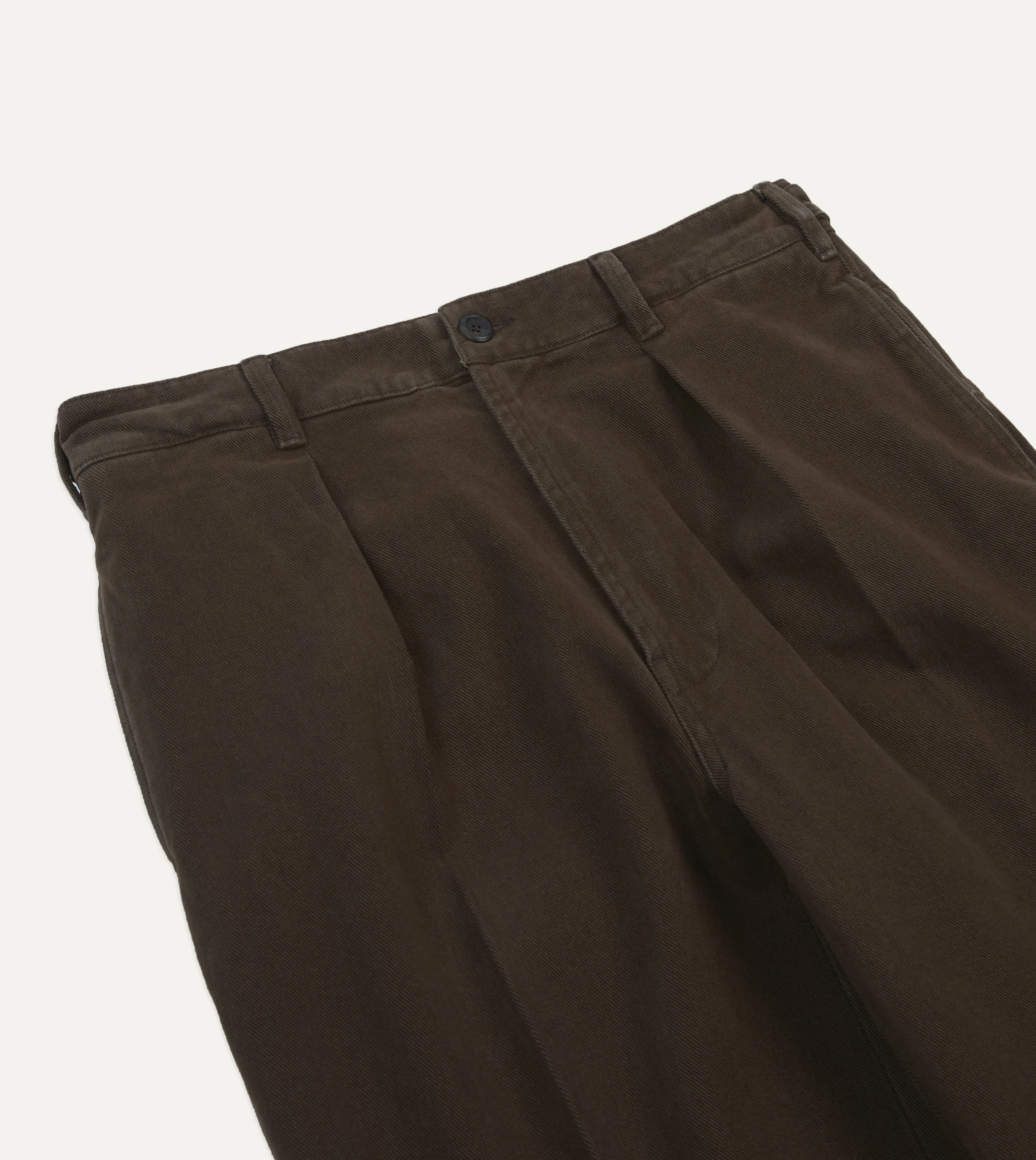 Cocoa Heavy Cotton Twill Games Trousers