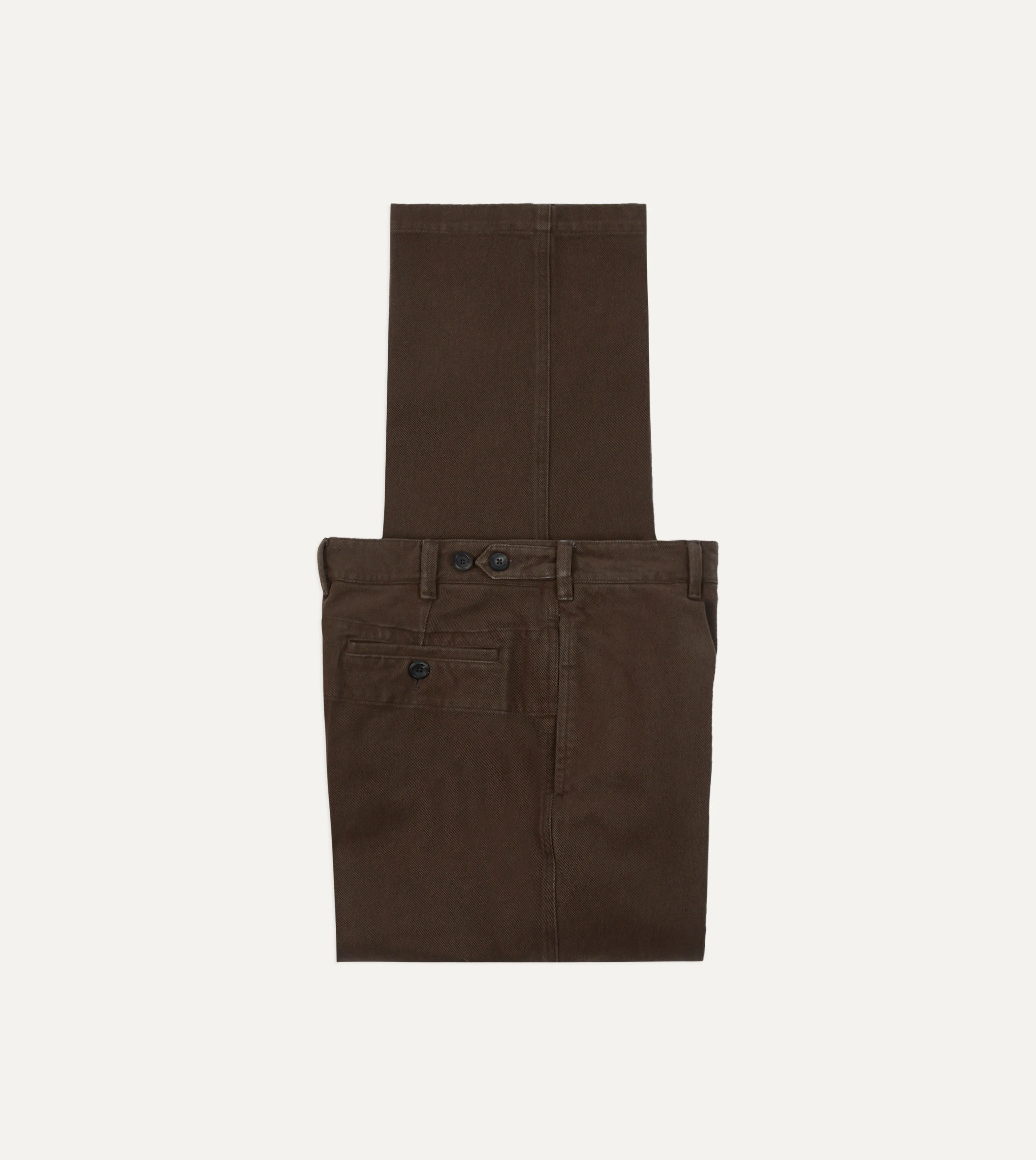 Cocoa Heavy Cotton Twill Games Trousers