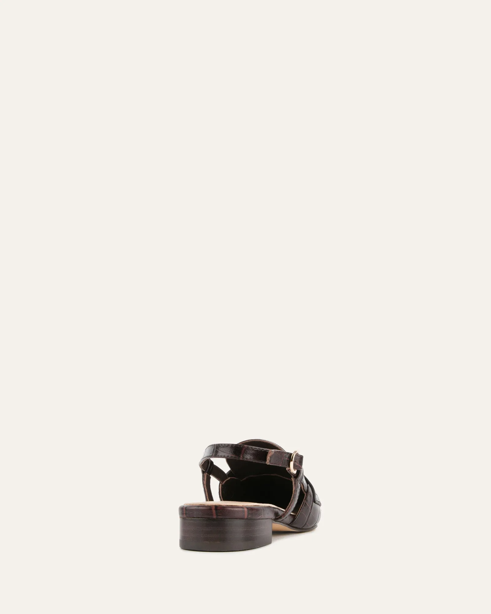 ELOISE DRESS FLATS CHOCOLATE CROC