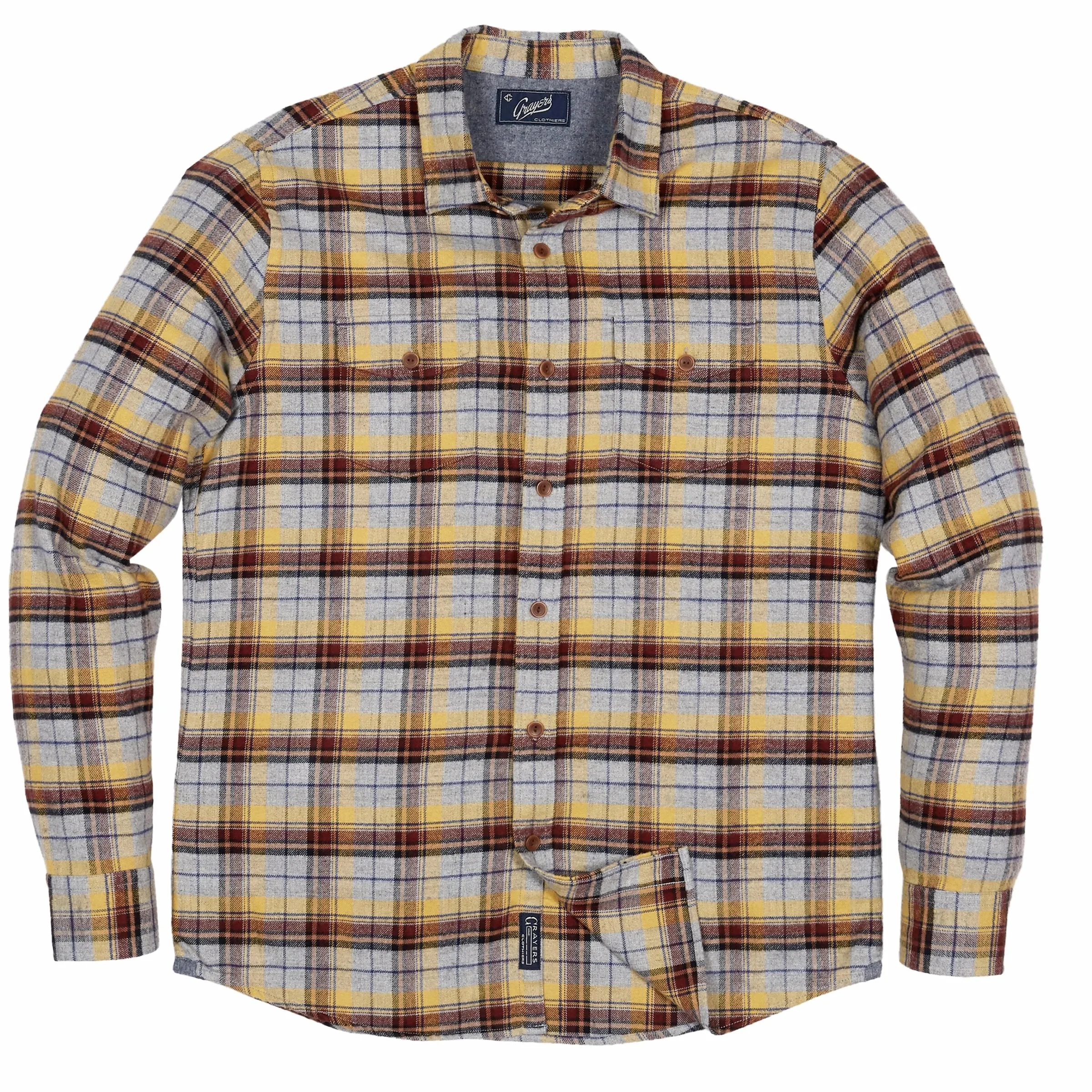Falmar Vintage Flannel - Yellow Plaid (Final Sale)*
