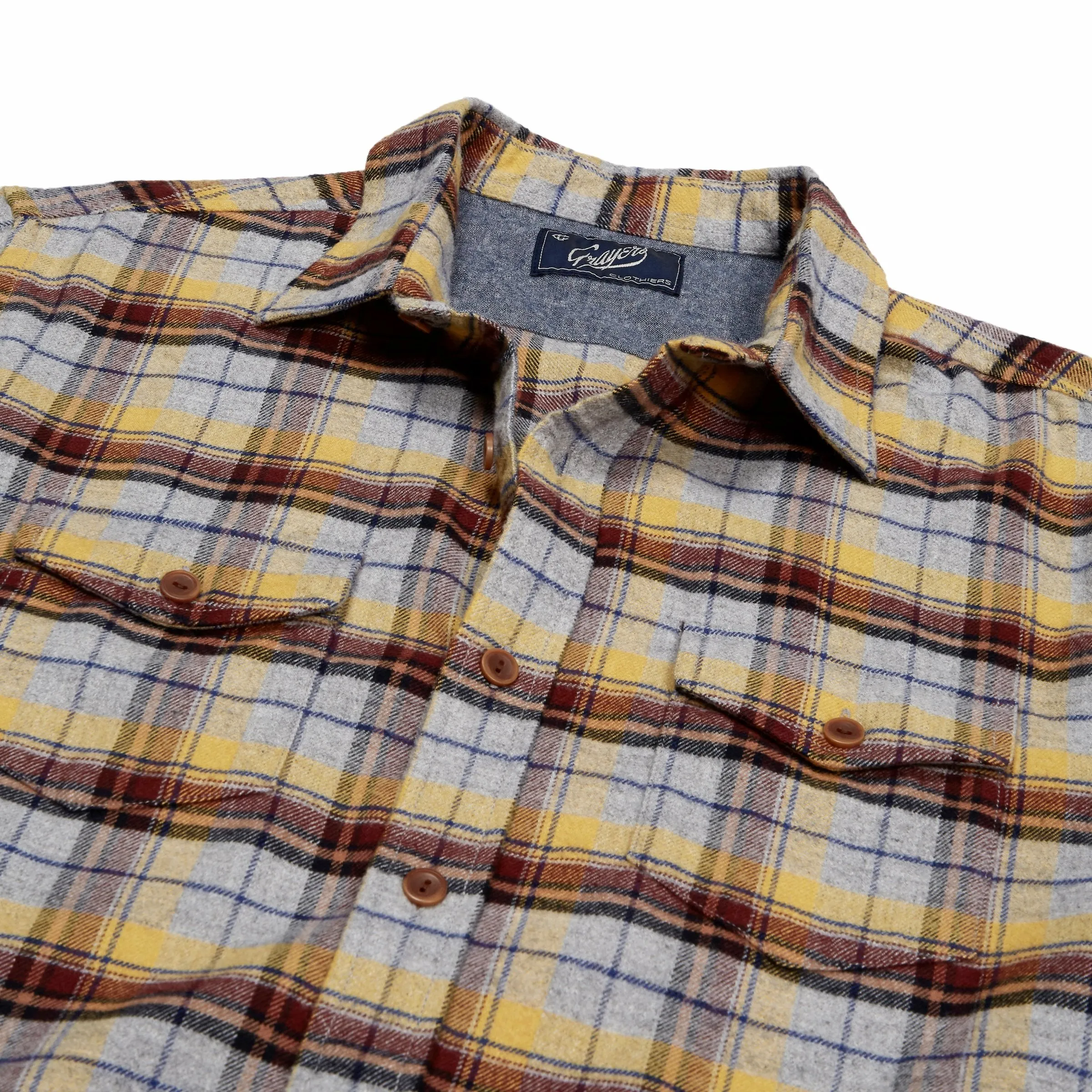 Falmar Vintage Flannel - Yellow Plaid (Final Sale)*