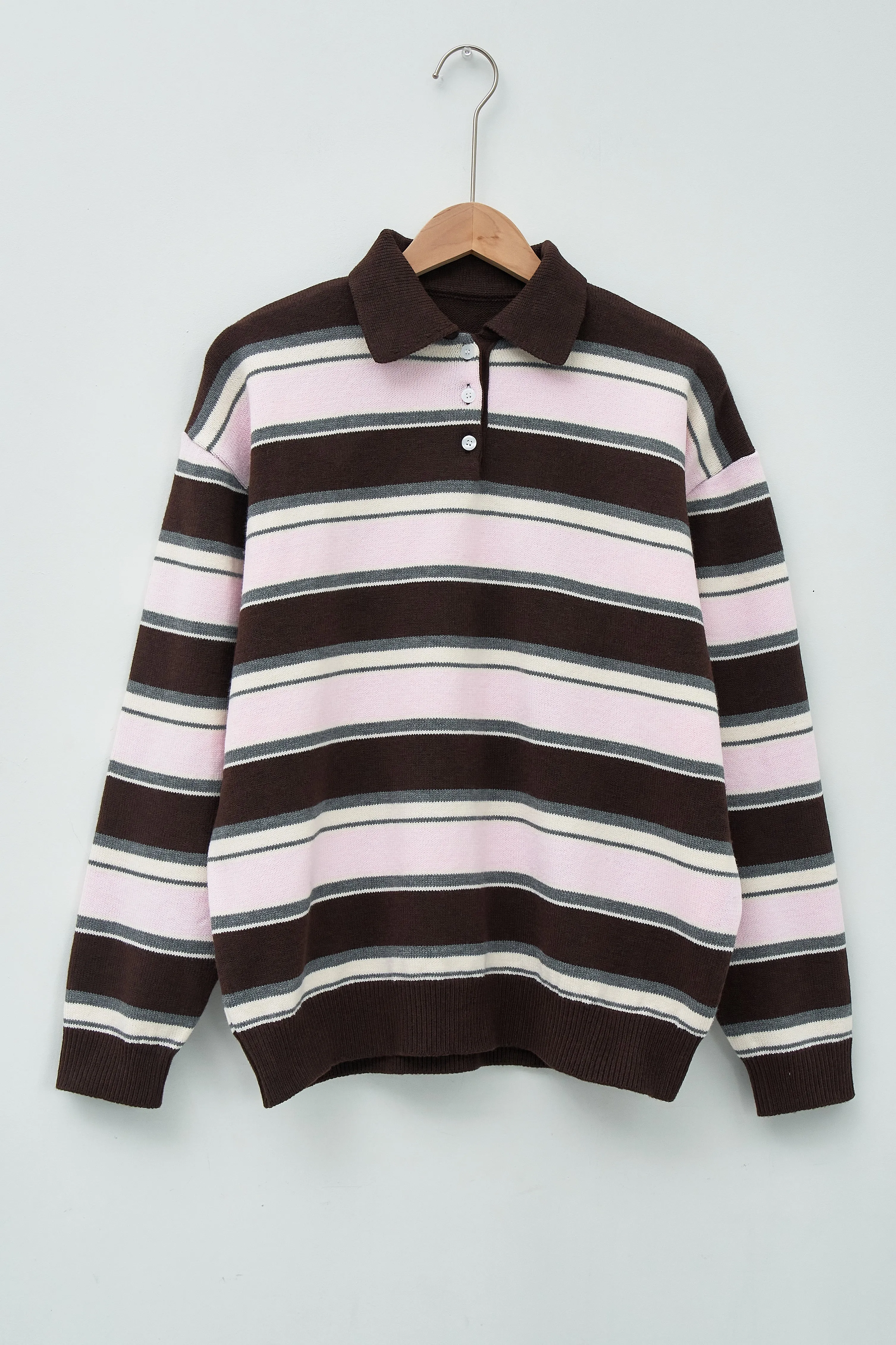 Flynn Stripe Collar Sweater