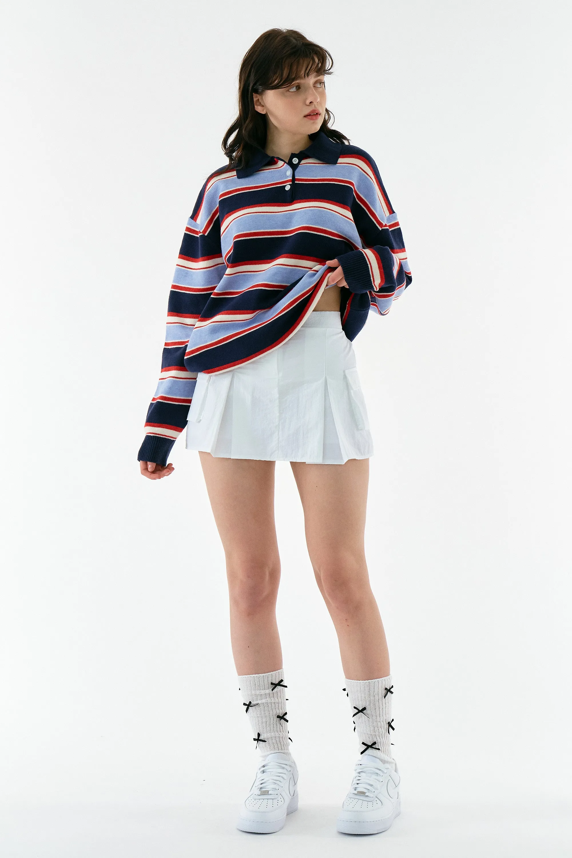 Flynn Stripe Collar Sweater