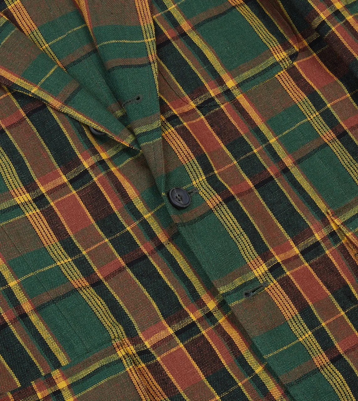 Green Linen Madras Check Games Blazer Mk. I