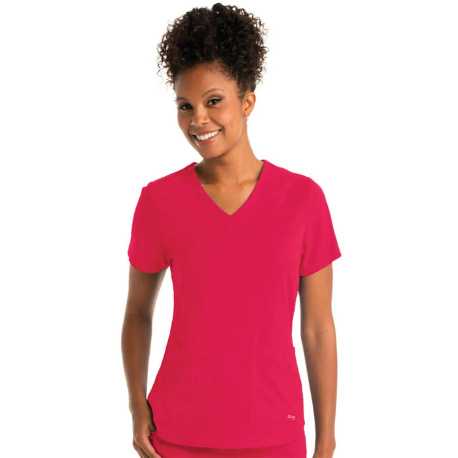 Grey's Anatomy Women's 4-Pocket V-Neck Scrub Top