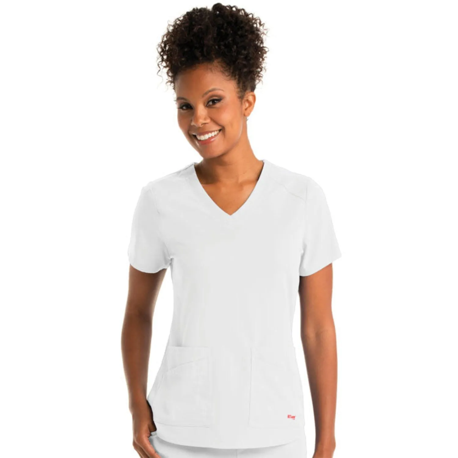 Grey's Anatomy Women's 4-Pocket V-Neck Scrub Top